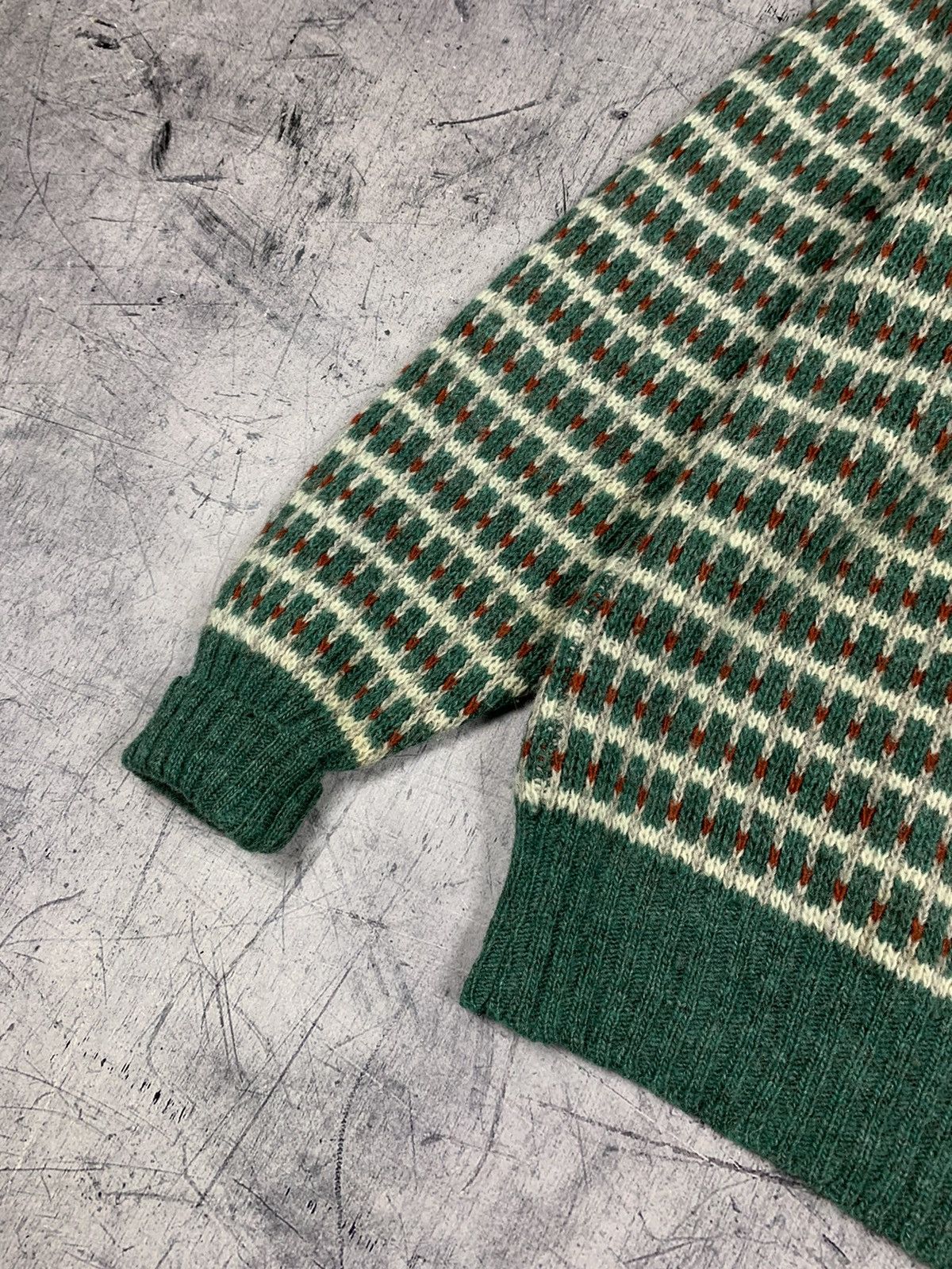 Vintage Vintage Rare Made In Norway Knitted Sweater Wool 90s Size US L / EU 52-54 / 3 - 7 Thumbnail