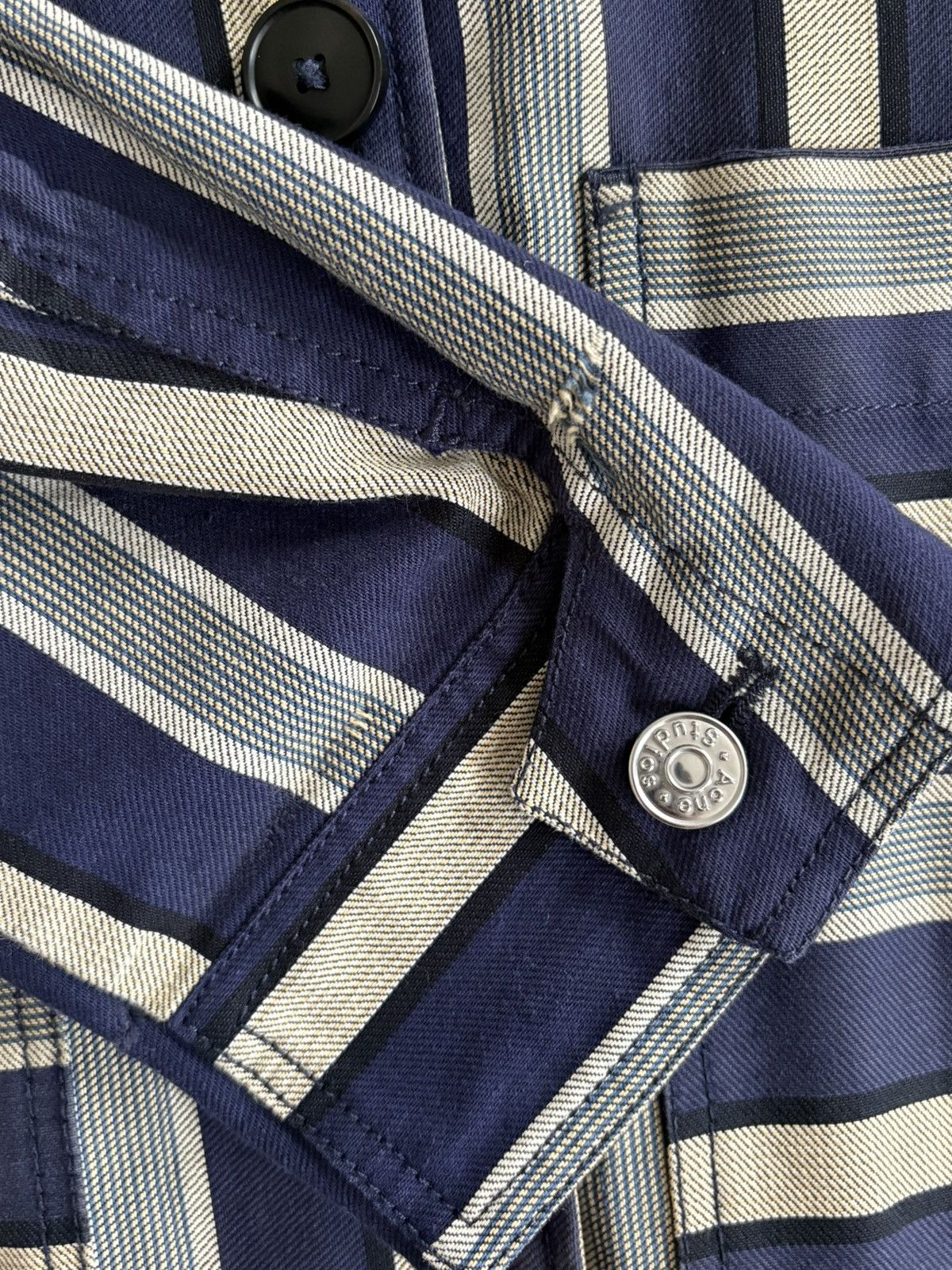 Acne Studios Acne Studios Striped Moss Jacket Size US S / EU 44-46 / 1 - 4 Thumbnail