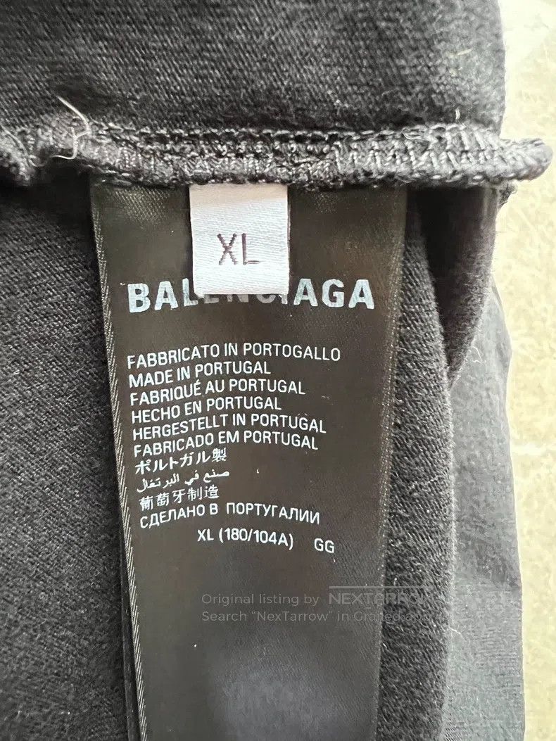 Balenciaga Balenciaga Splashed Short Sleeve XL Size US XL / EU 56 / 4 - 4 Thumbnail
