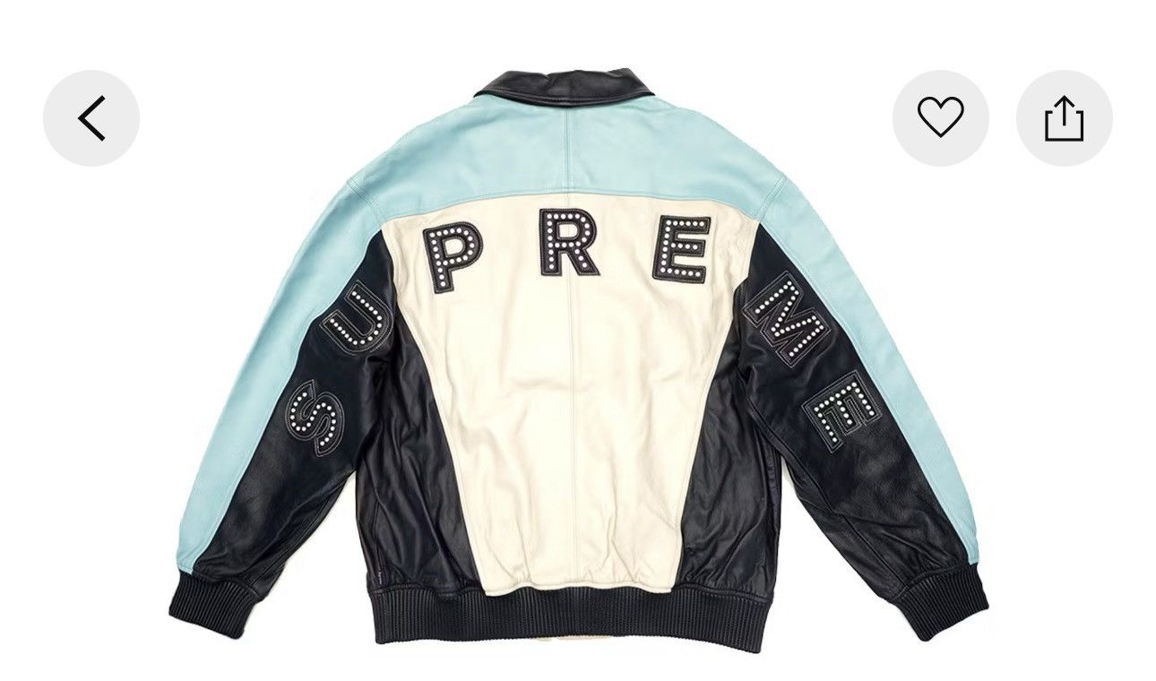 Supreme Supreme studded leather jacket Size US L / EU 52-54 / 3 - 2 Thumbnail
