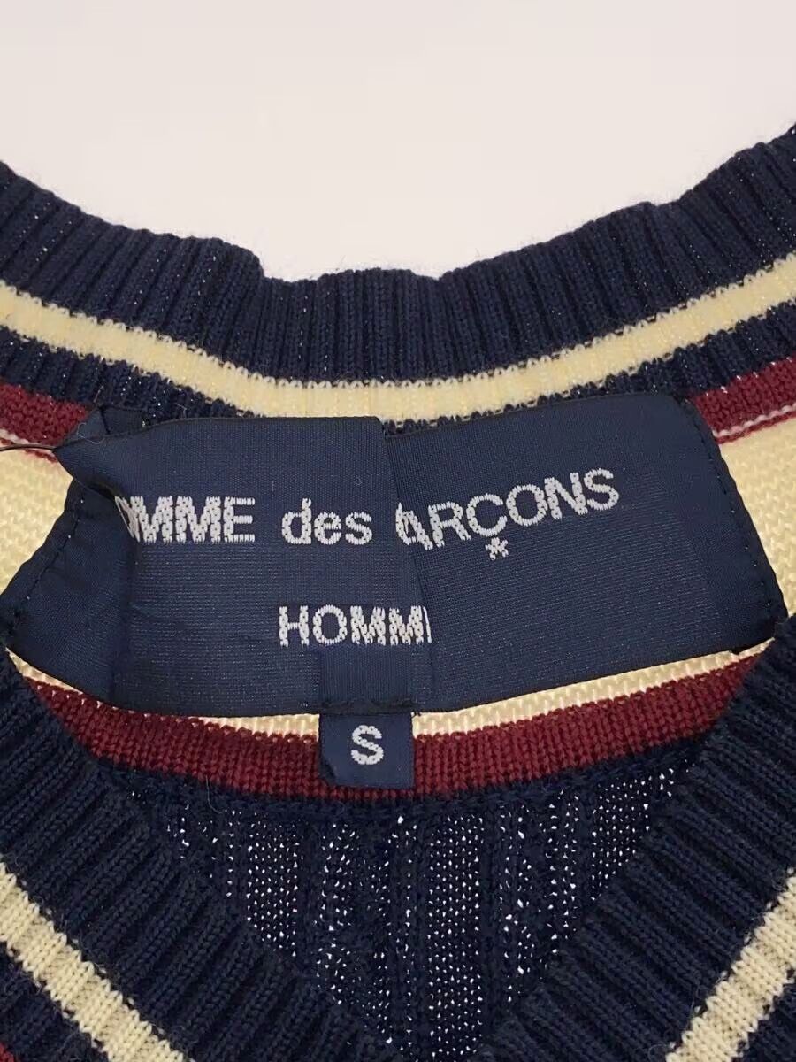 Comme des Garcons × Comme des Garcons Homme Ribbed Knit Sweater Vest Size US S / EU 44-46 / 1 - 4 Thumbnail