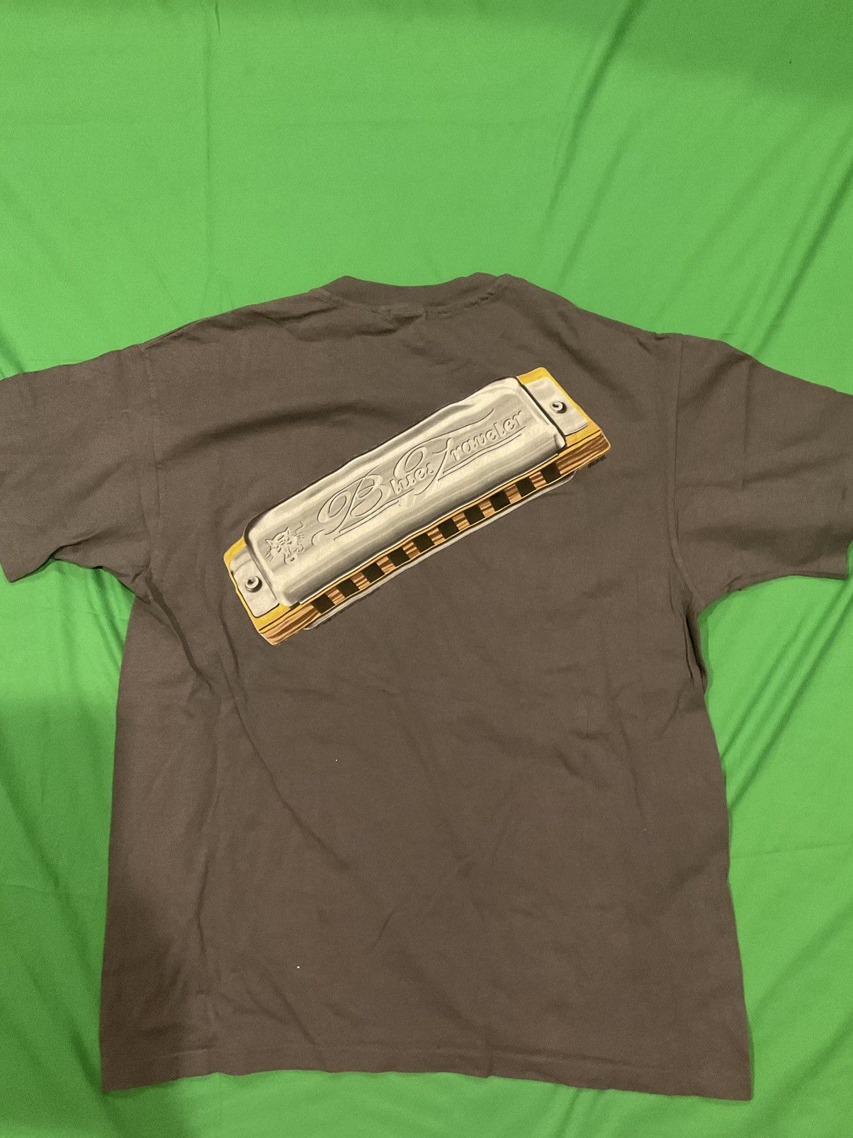 Vintage Vintage Brown and tan 90s rock tshirt Size US XL / EU 56 / 4 - 2 Thumbnail