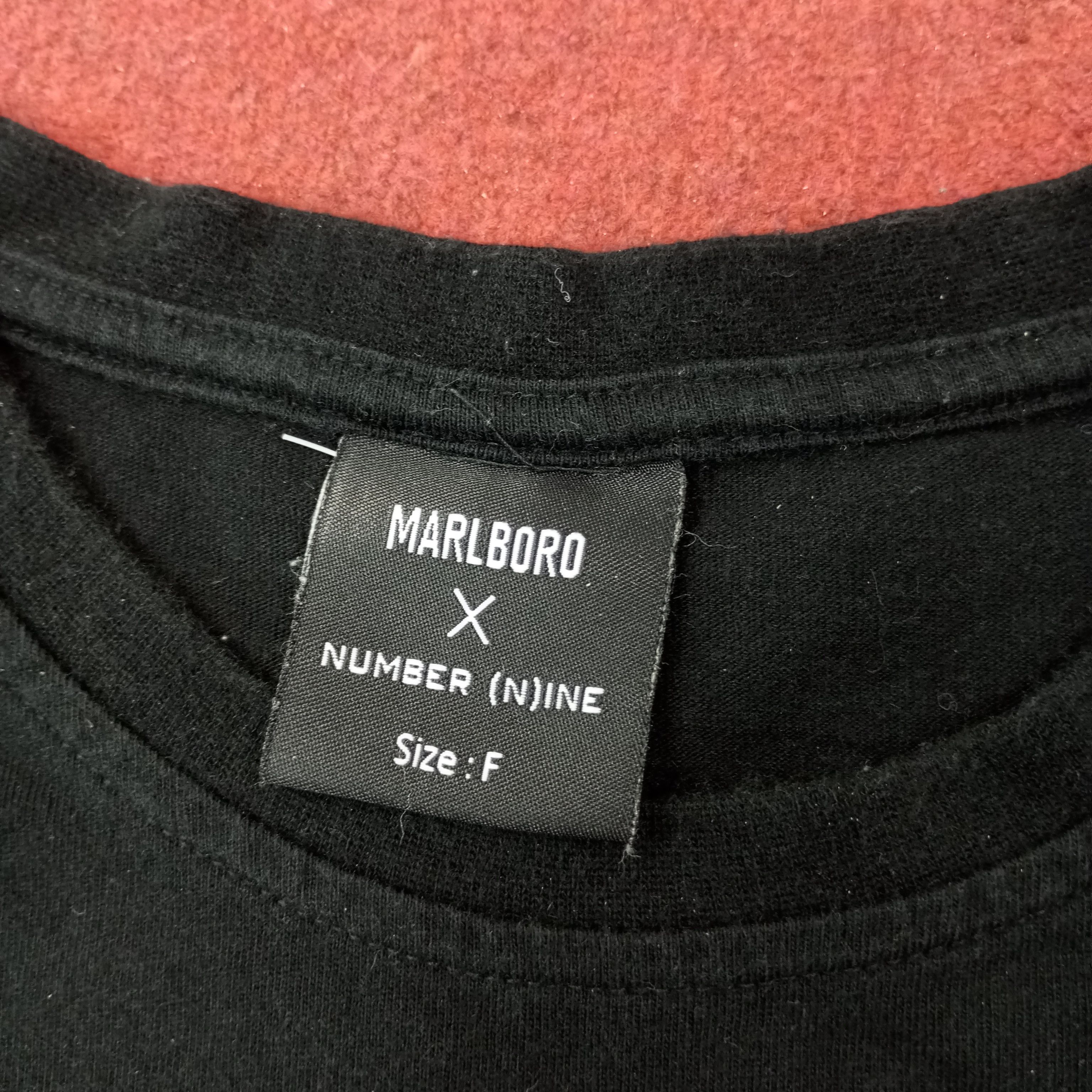 Number (N)ine Marlboro X Number Nine Japanese Brand Custom Tshirt c249n55 Size US M / EU 48-50 / 2 - 7 Thumbnail