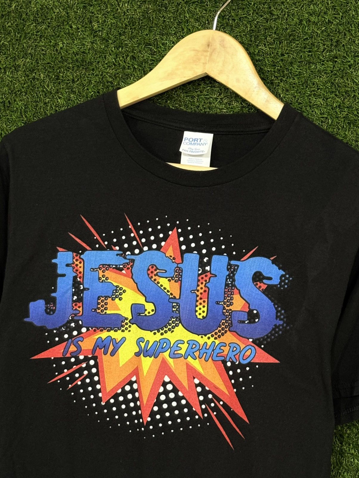 Vintage Vintage Jesus is My Super Power Art Christ Logo T Shirt Size US S / EU 44-46 / 1 - 2 Thumbnail