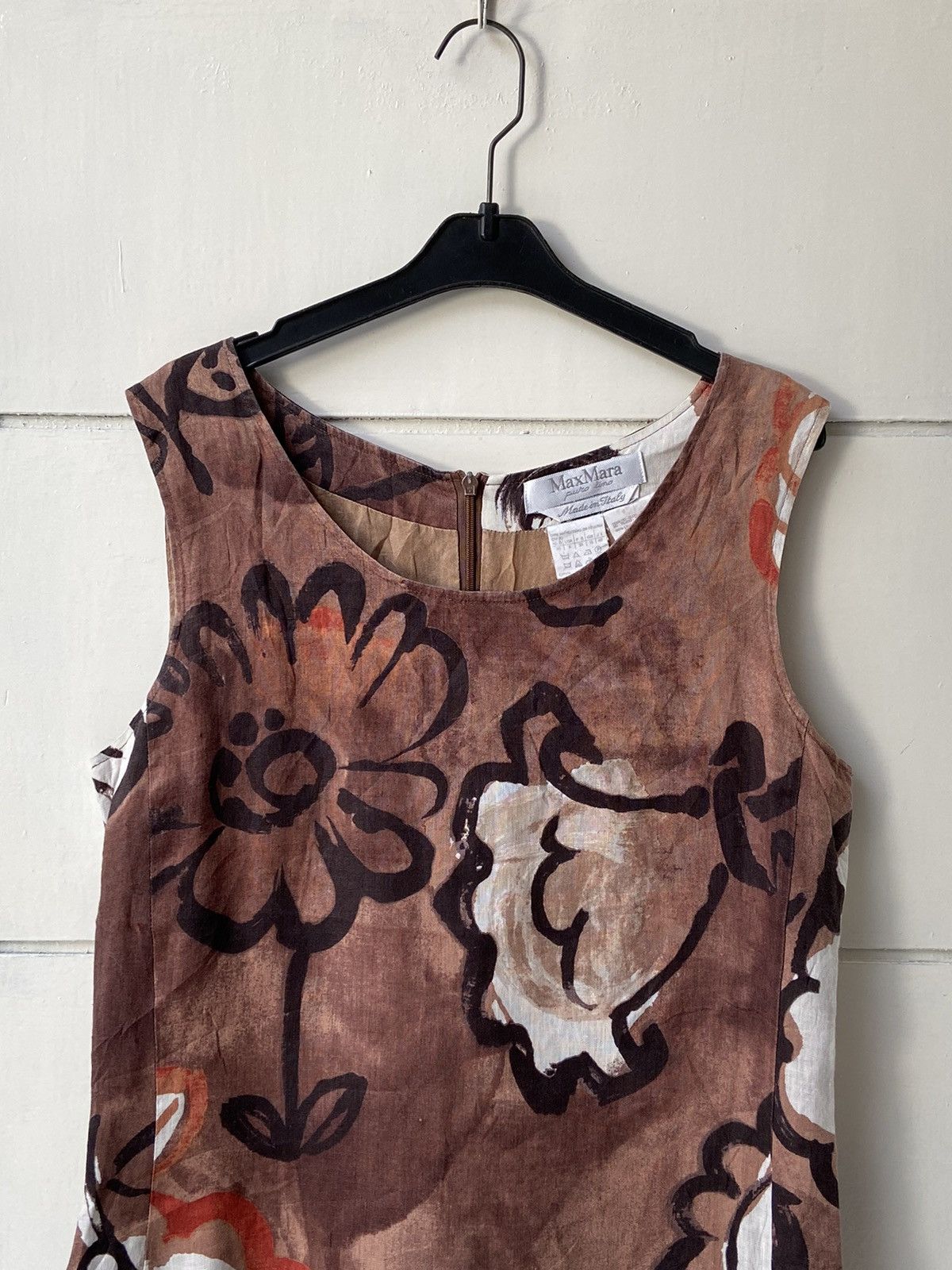 Max Mara MAX MARA Motive Brown Dress Size XS / US 0-2 / IT 36-38 - 15 Thumbnail