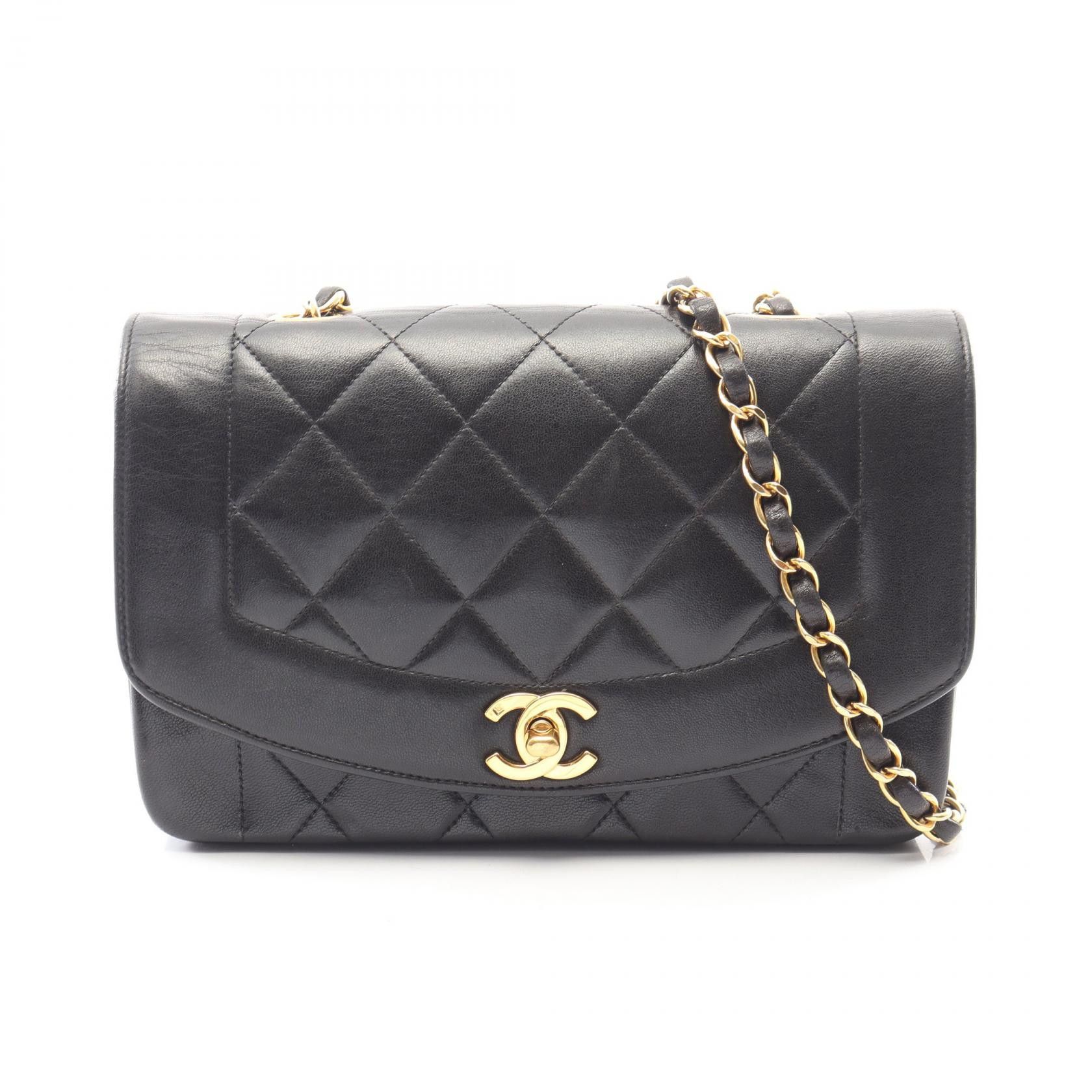 Chanel Chanel Chanel Matelasse Diana Flap Lambskin Shoulder Bag Leather Shoulder Bag A01164 DUTY FREE for USA Size ONE SIZE - 1 Thumbnail