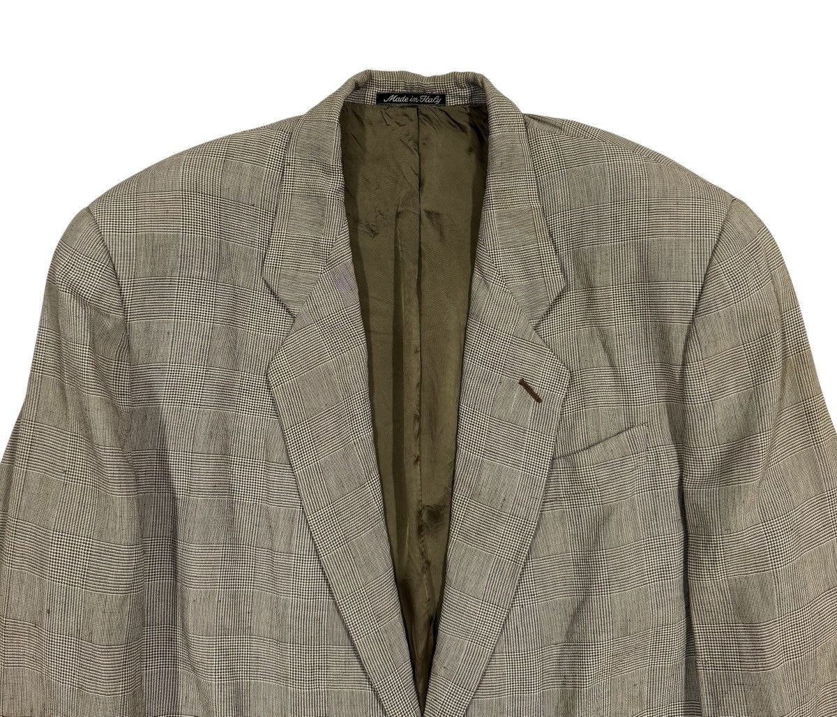 Emporio Armani Vtg🔥Emporio Armani Checkered Blazer Casual Size 48R - 4 Thumbnail