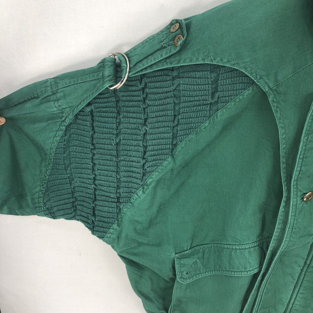 Japanese Brand Vintage 80’s Edovi Special Edition Parachute Bomber Jacket Size US XXL / EU 58 / 5 - 9 Thumbnail