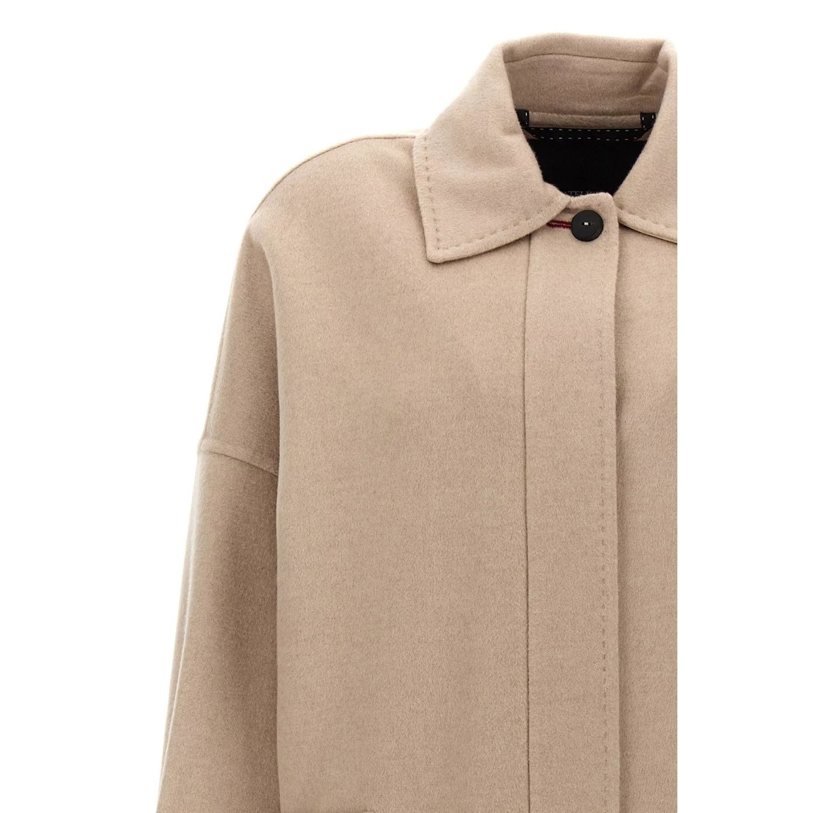 MAX MARA Baruffa Beige Cashmere Long Coat New & Authentic (W