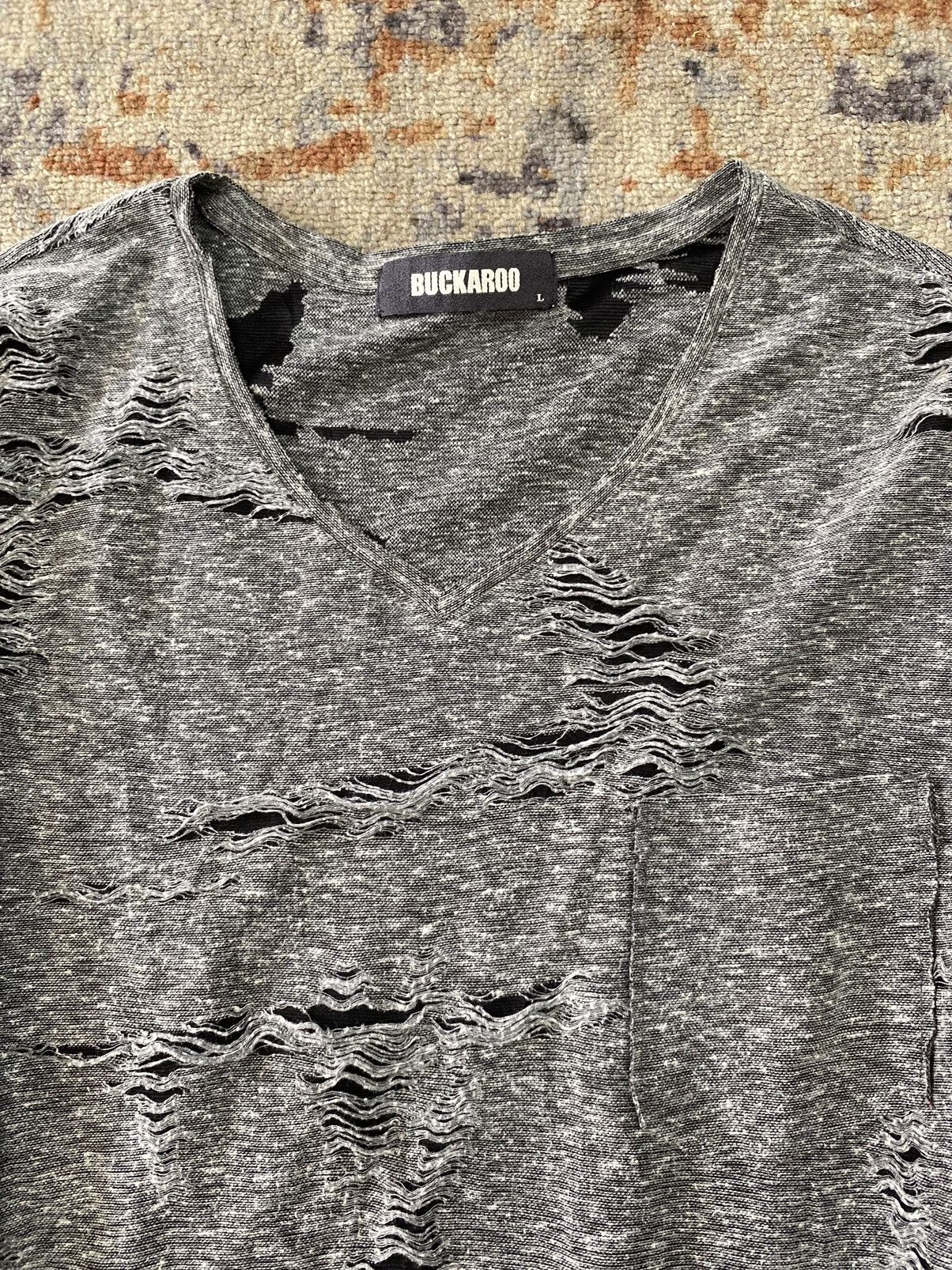If Six Was Nine undefined distressed longsleeve double layer buckaroo japan Size US M / EU 48-50 / 2 - 6 Thumbnail