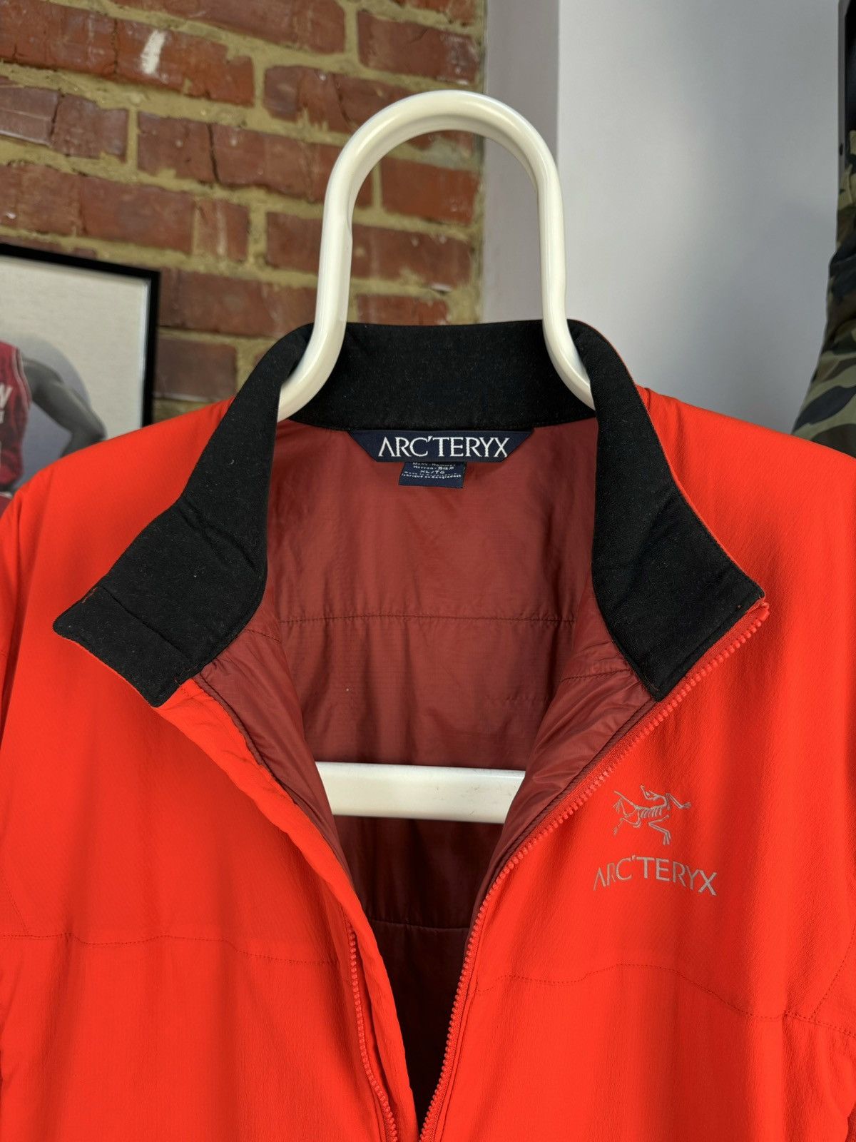 Arc'teryx Arcteryx Atom LT Orange Full Zip Reflective Logo Jacket Size US XL / EU 56 / 4 - 4 Thumbnail