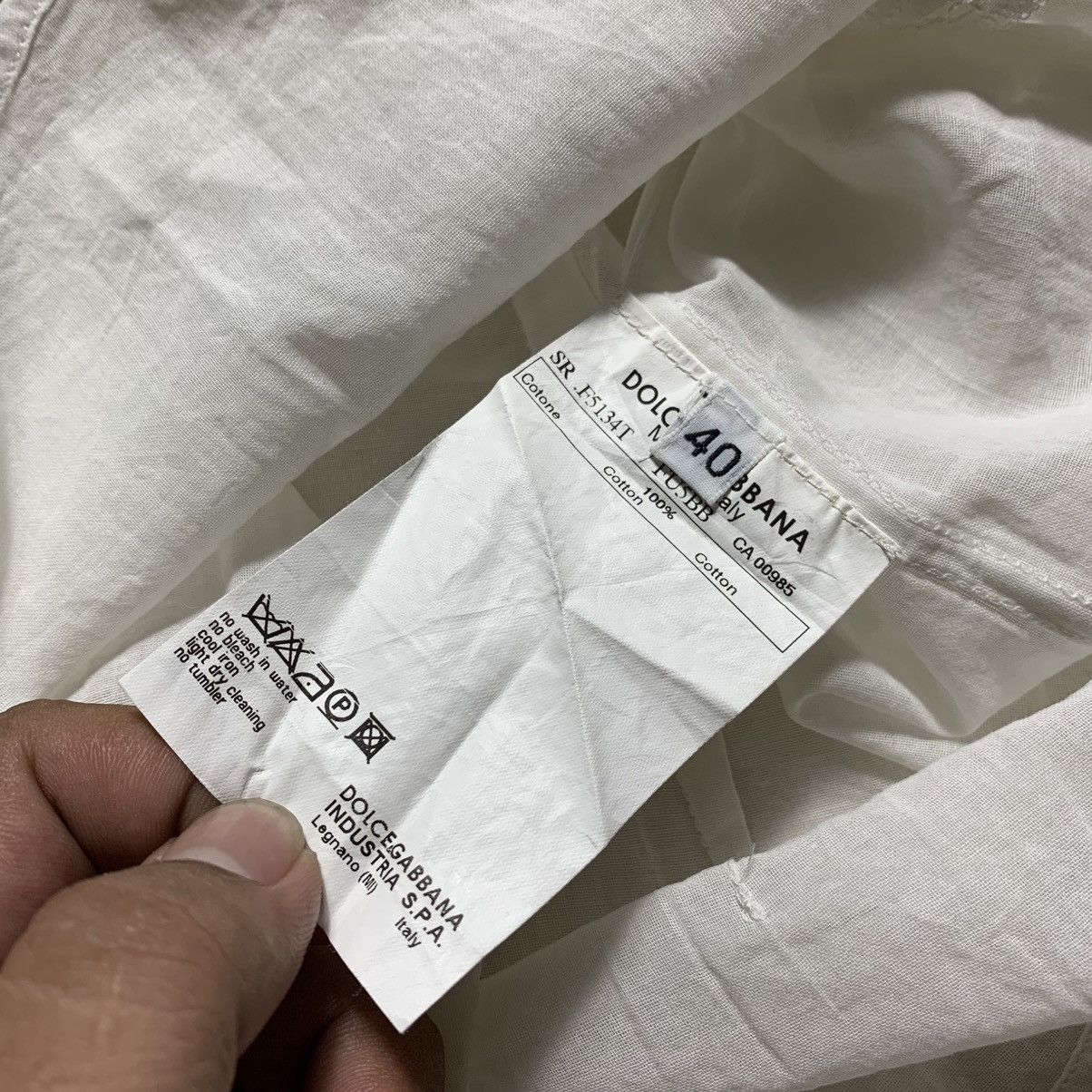 Designer × Dolce & Gabbana Dolce & Gabbana Long Shirt Button Up Blouses Size S / US 4 / IT 40 - 7 Thumbnail