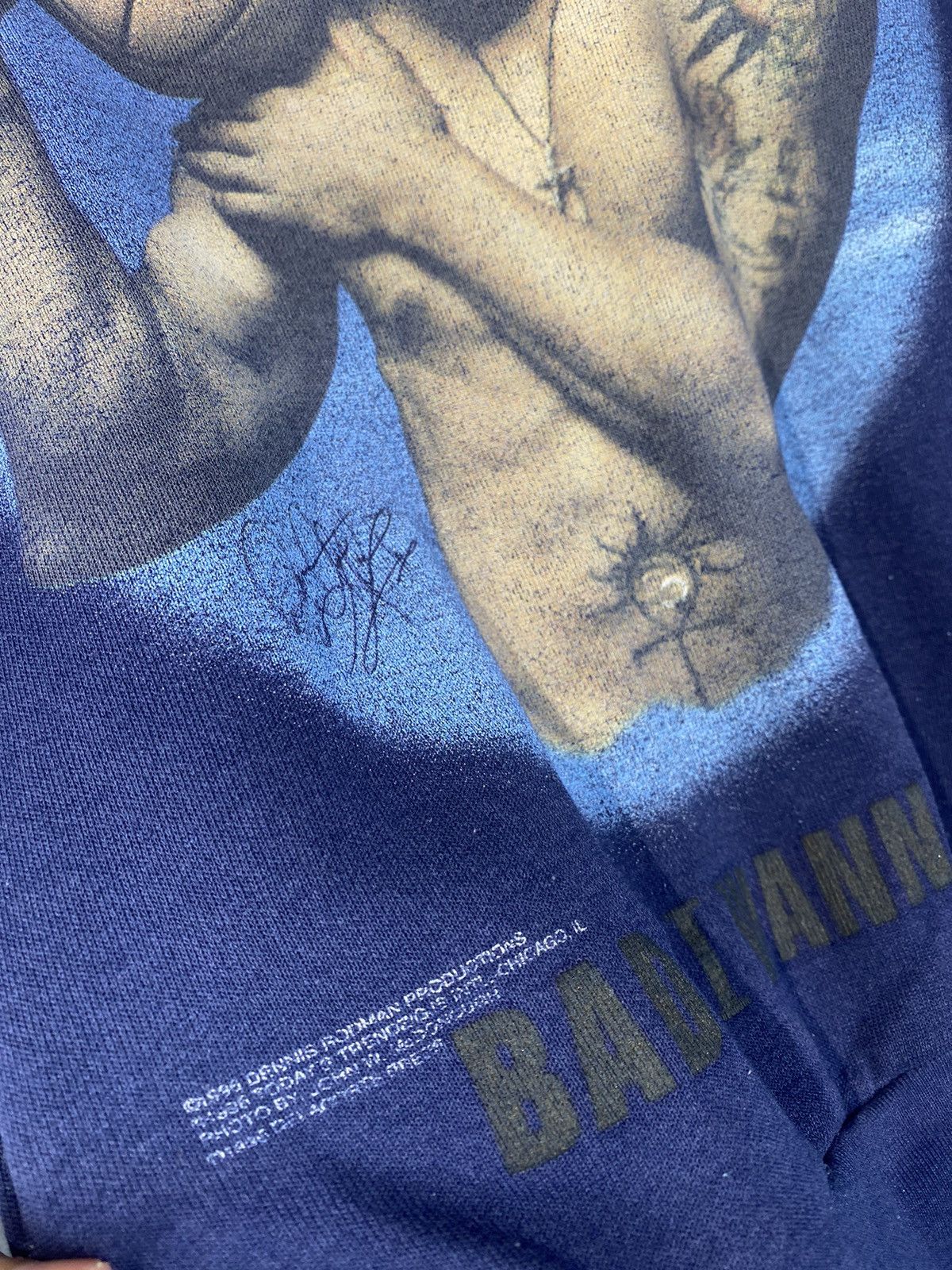 Rap Tees Rare 90s 1996 Dennis Rodman Bad As I Wanna Be Size US M / EU 48-50 / 2 - 4 Thumbnail