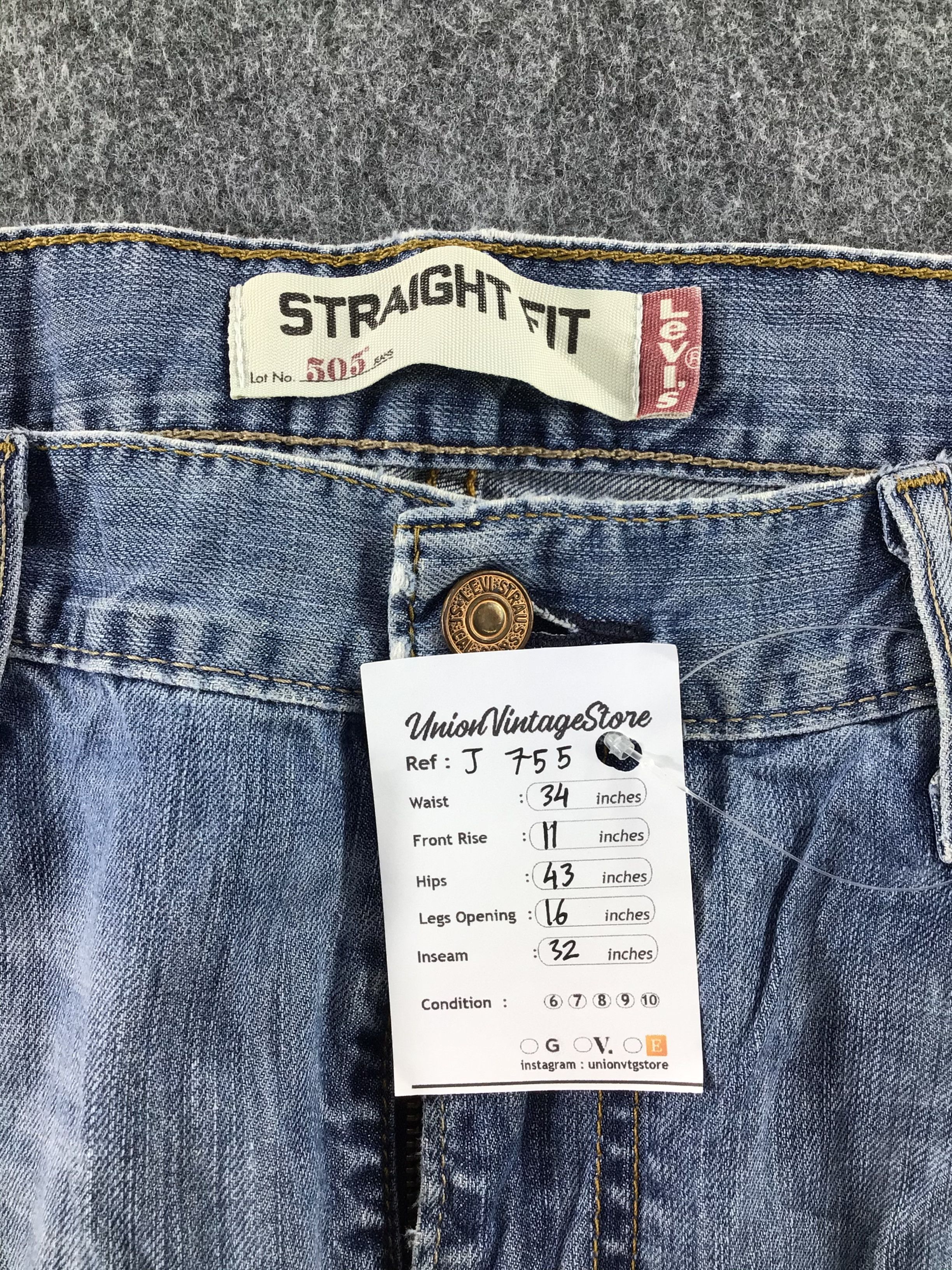 Levi's Vintage Levis 505 Jeans-J755 Size US 35 - 13 Thumbnail