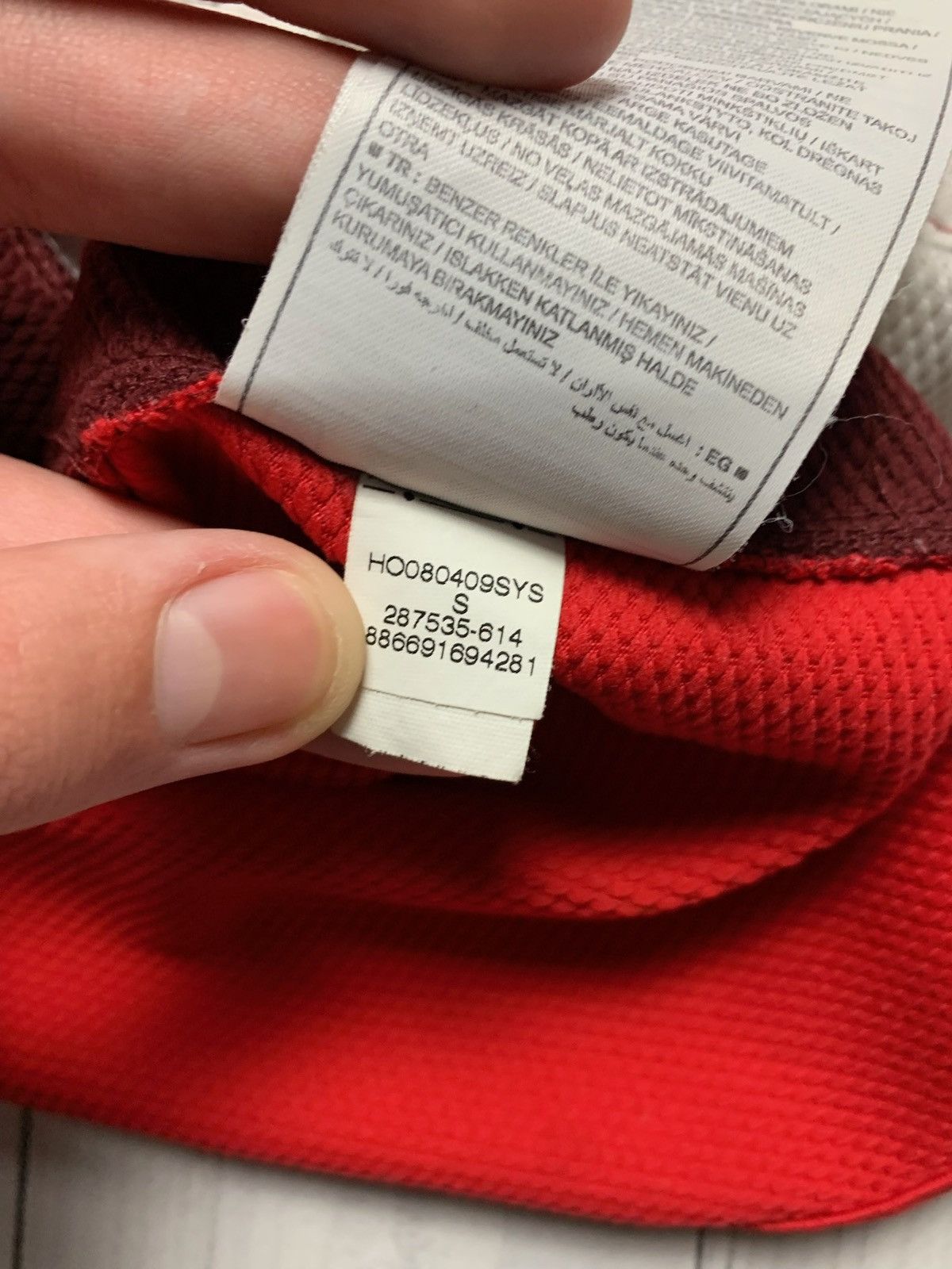 Nike × Vintage Vintage Arsenal Nike soccer jersey size S Red Size US S / EU 44-46 / 1 - 8 Thumbnail