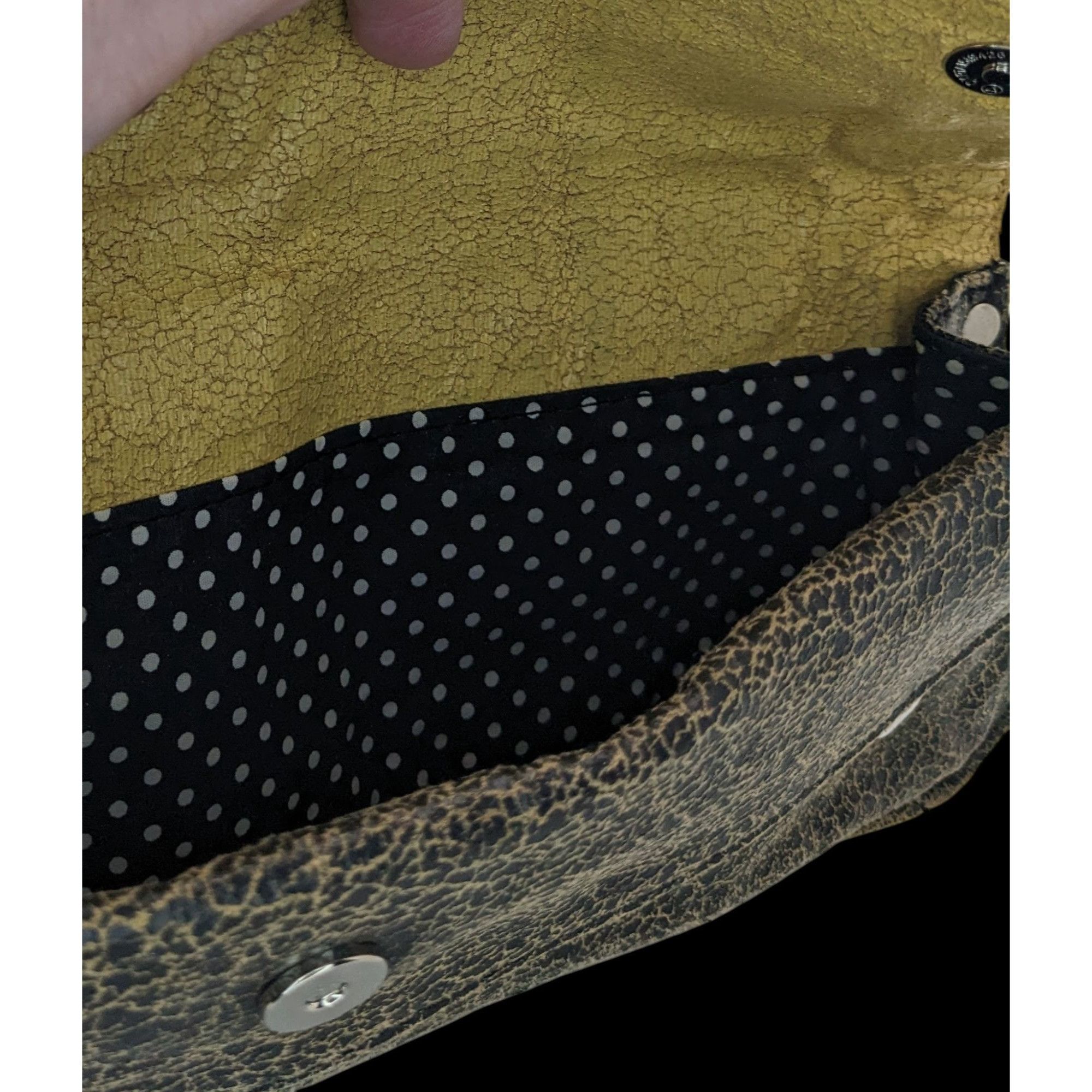 Other Vintage Jazzd Whimsygoth Witchy Moon Pattern Wristlet Clutch Size ONE SIZE - 9 Thumbnail
