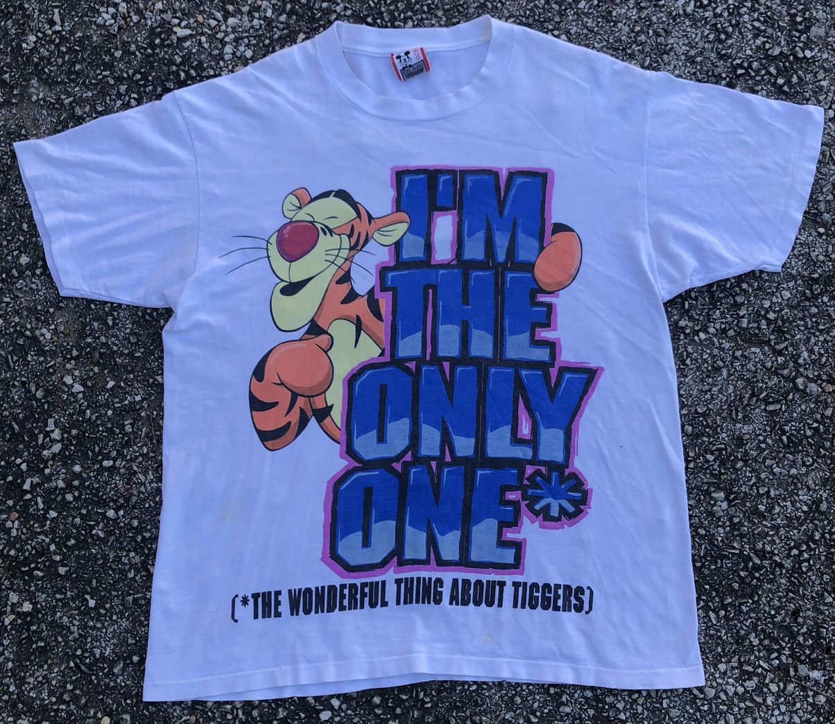 Other Vintage 90s Disney Tigger "I'M The Only One" Size US XL / EU 56 / 4 - 1 Thumbnail