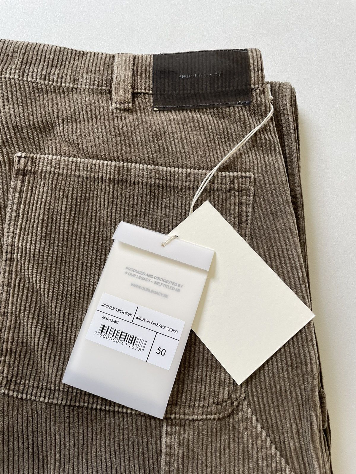Our Legacy S/S 24 Enzyme Cord ‘Joiner Trousers’ Size US 36 / EU 52 - 15 Thumbnail