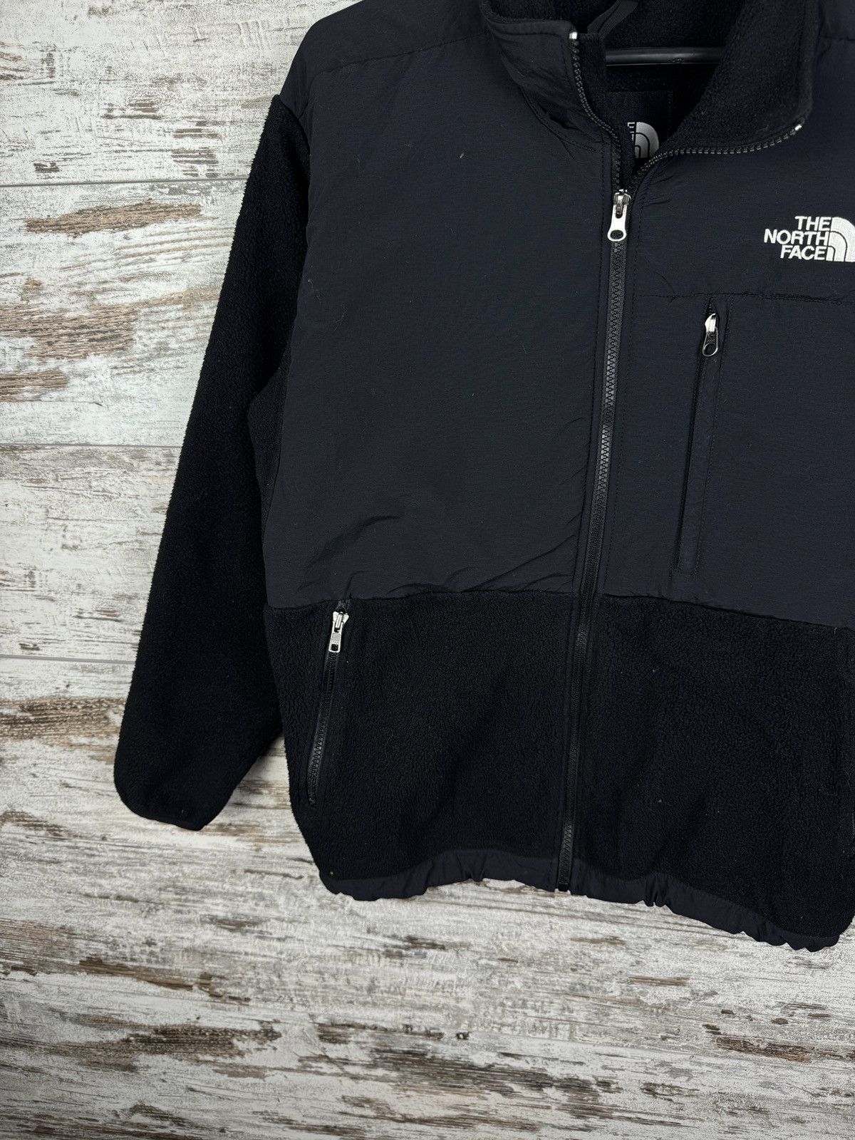 Womens The North Face fleece zip jacket track nylon outdoor