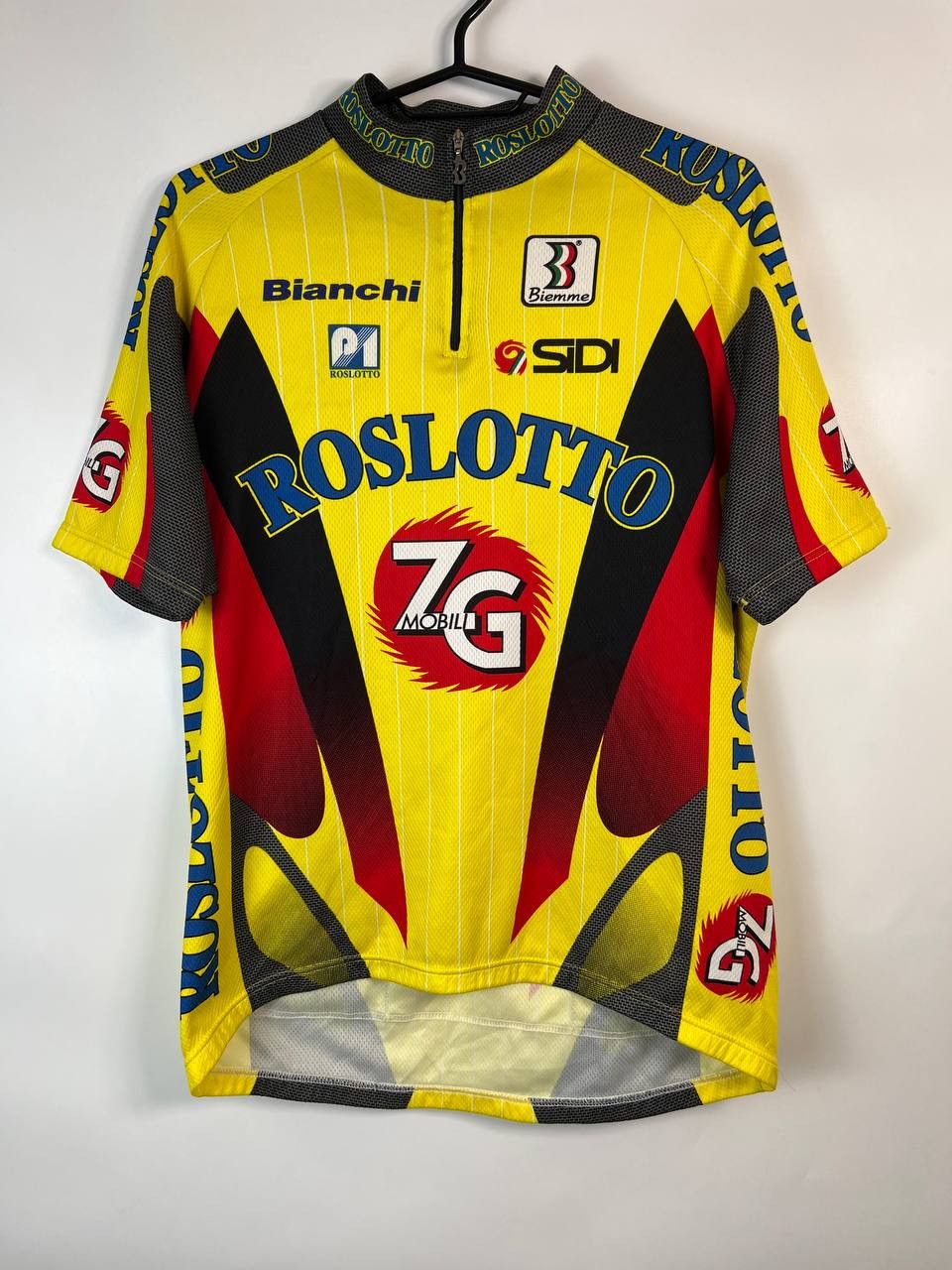 Vintage Roslotto Cycling Jersey By Biemme 1990s Sidi Bianchi Sz L Size US L / EU 52-54 / 3 - 1 Thumbnail
