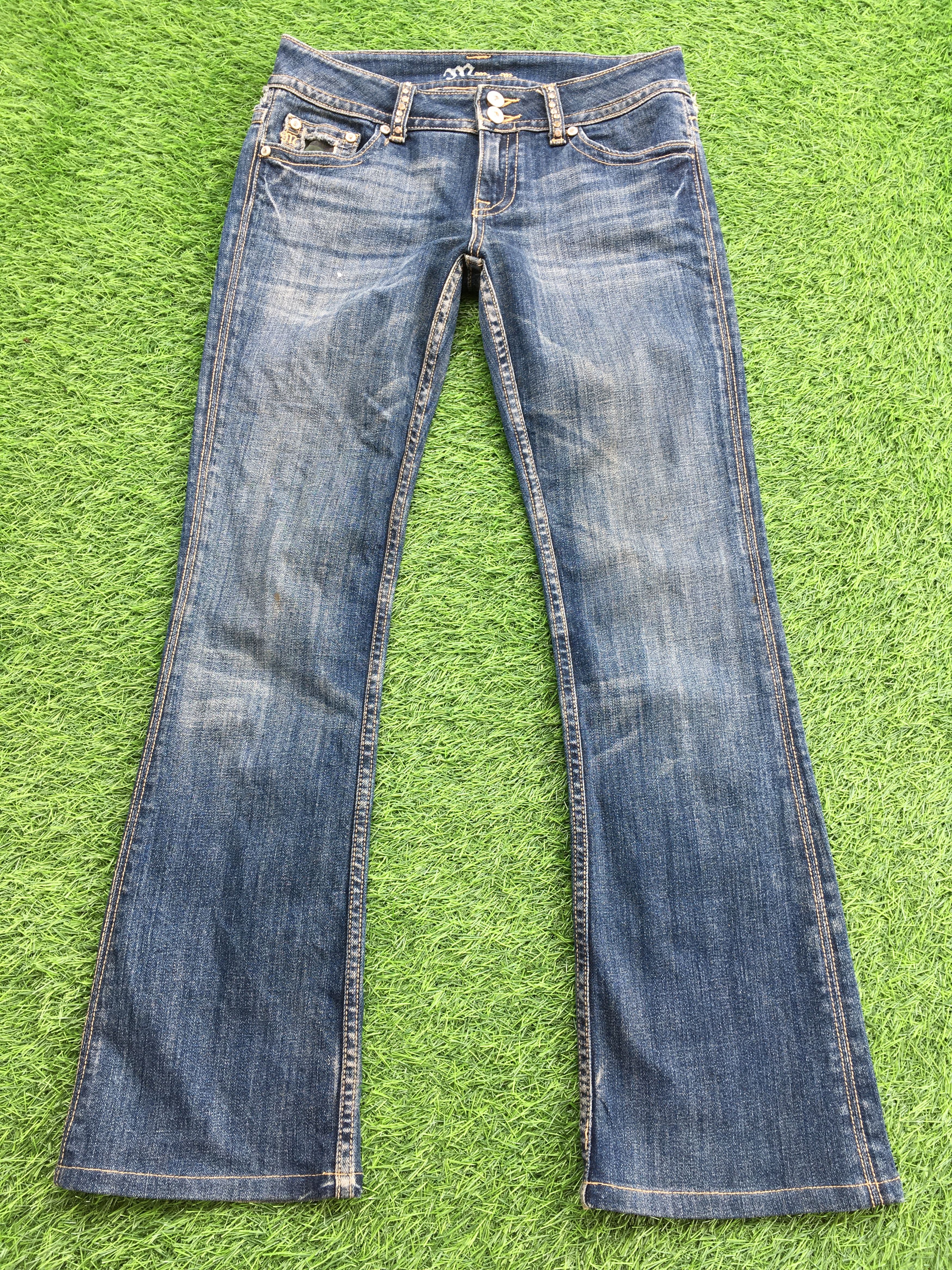 Jean Camo Embellished Bootcut Jeans D-1201 Size 28" / US 6 / IT 42 - 5 Thumbnail