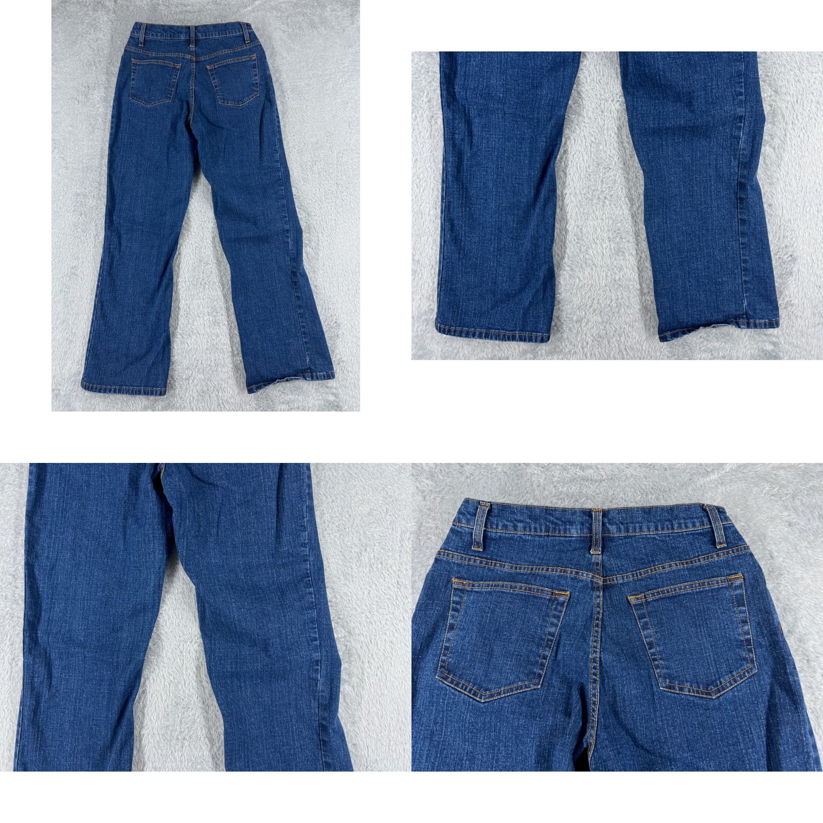 Bill Blass Bill Blass Jeans Womens Bootcut Denim 26x28 Blue Mid Rise 6 Modern Fit 5-Pocket Stretch Cotton Blend Casual Womens Size 28" / US 6 / IT 42 - 9 Thumbnail