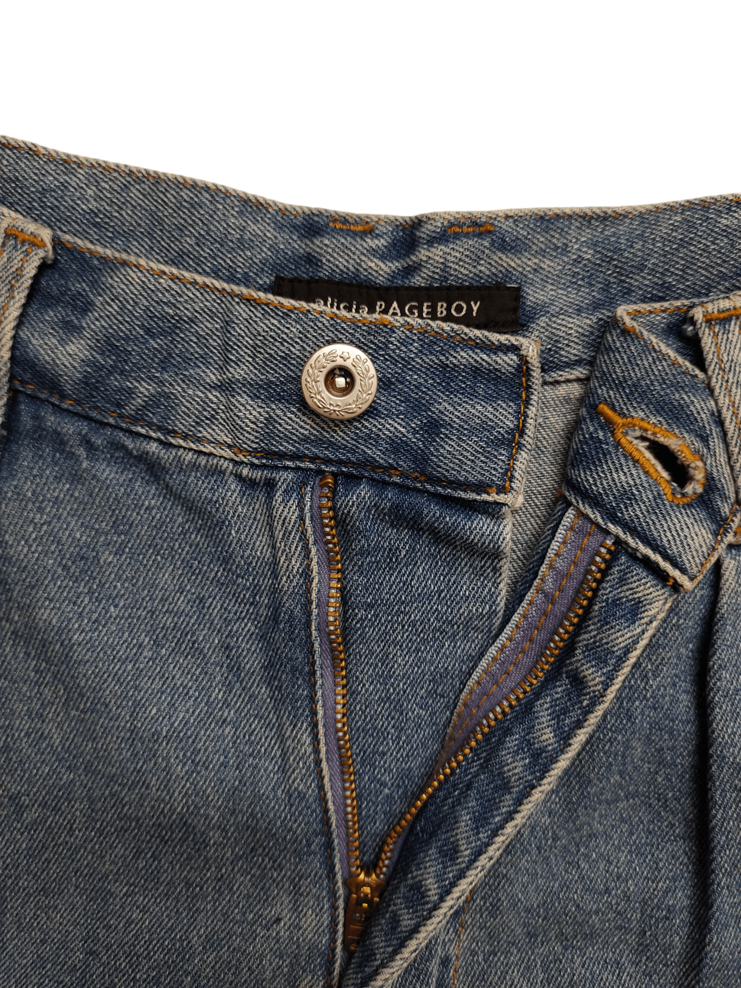 If Six Was Nine Baggy Jeans Pageboy Japan Carpenter Denim Wide Leg Y2k Size US 28 / EU 44 - 14 Thumbnail