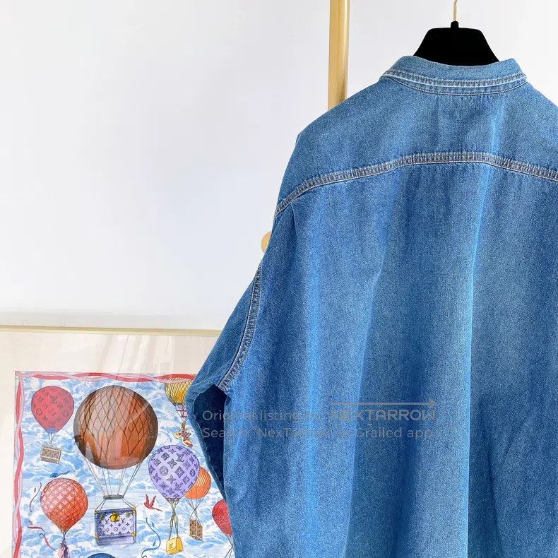 Balenciaga Balenciaga size 39 Blue Denim Jacket Size US S / EU 44-46 / 1 - 5 Thumbnail
