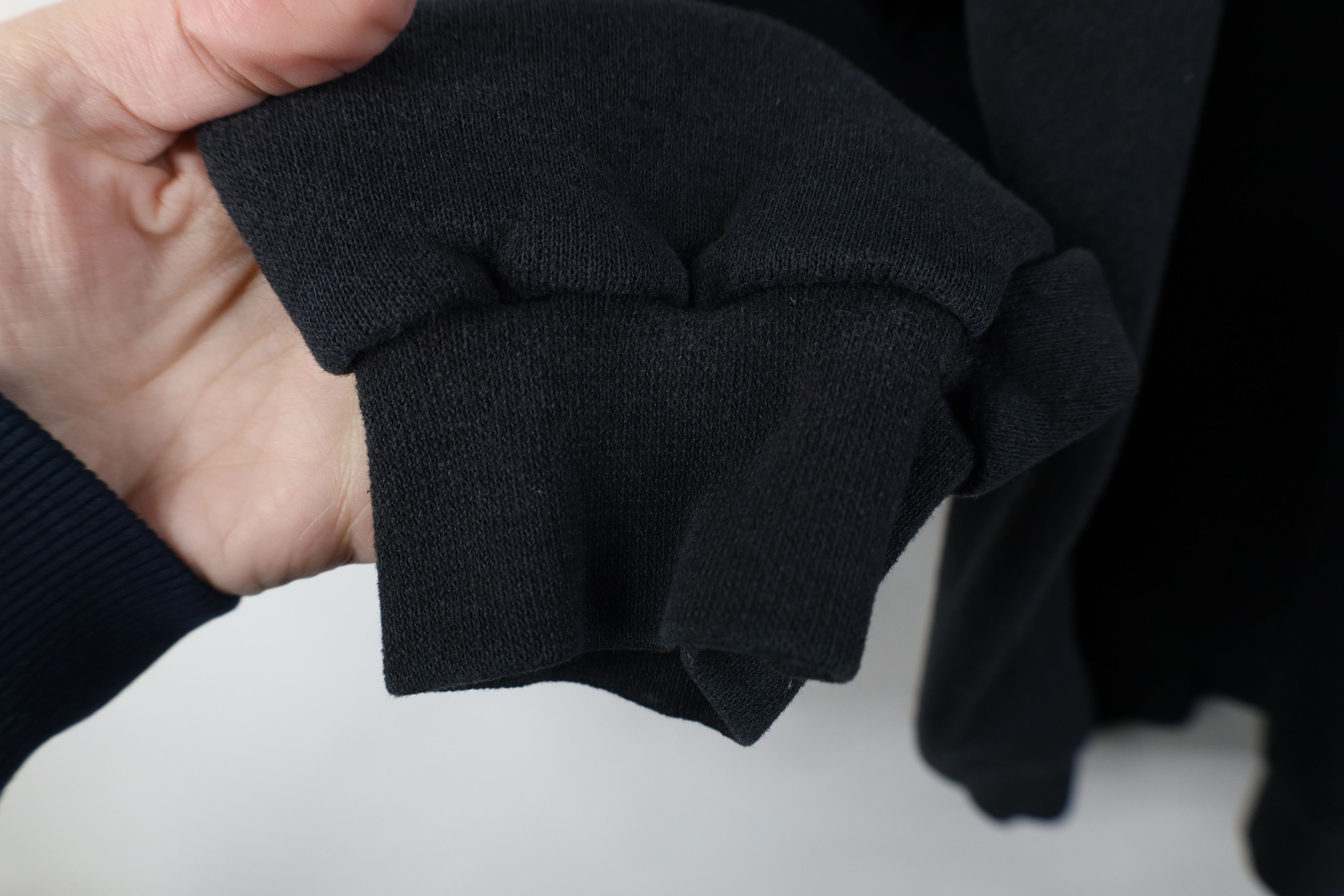 Vintage Vintage 90s Streetwear Blank Crewneck Sweatshirt Black USA Size US XXL / EU 58 / 5 - 8 Thumbnail