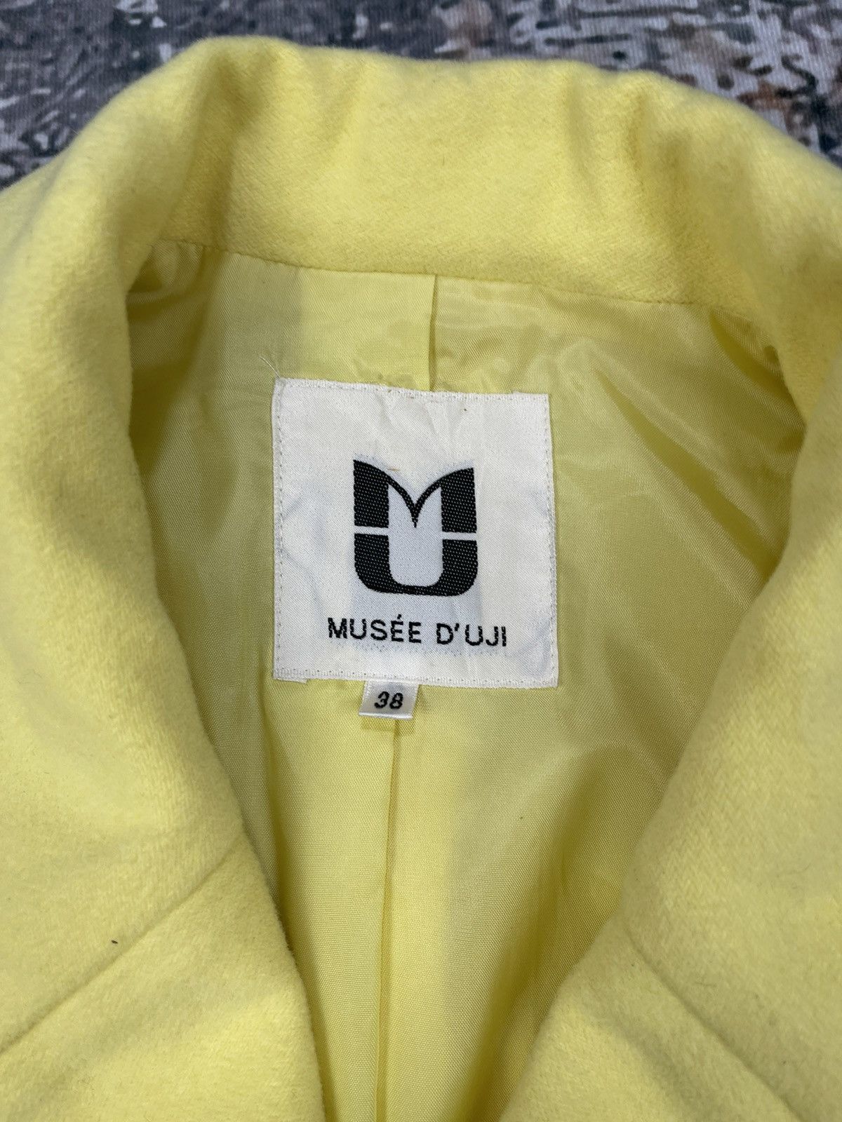 Japanese Brand Musee D Uji Double Breasted Double Lapel Jacket Size XS / US 0-2 / IT 36-38 - 8 Thumbnail