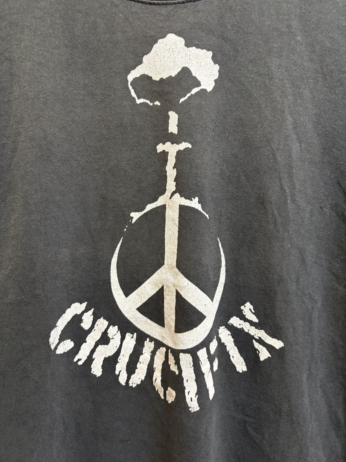 Band Tees Vintage 90s Crucifix Band Hardcore Punk Faded T-Shirt Size US S / EU 44-46 / 1 - 3 Thumbnail