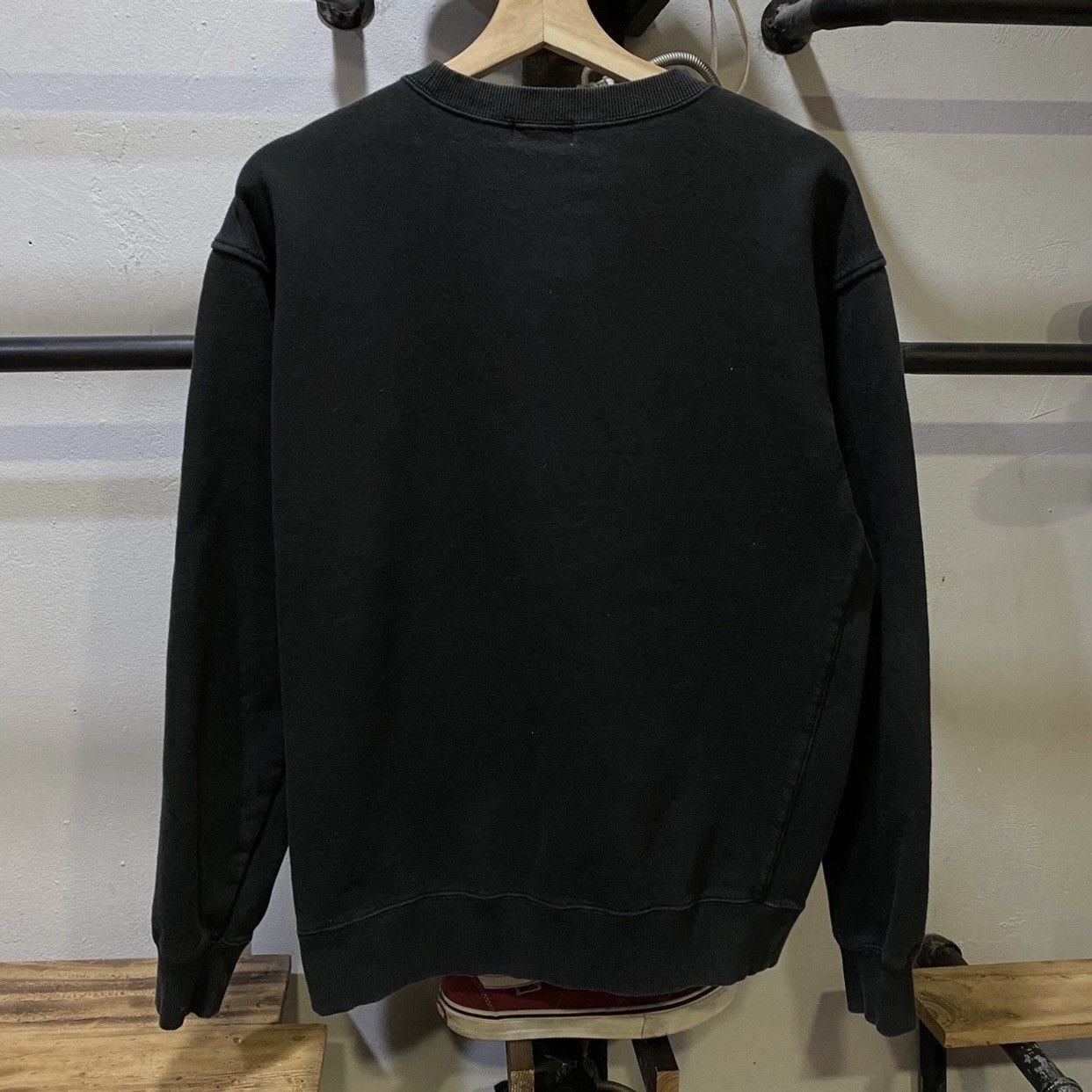 Sergio Tacchini Vintage 90s Sergio Tacchini Black Sweatshirts L Size US L / EU 52-54 / 3 - 2 Thumbnail