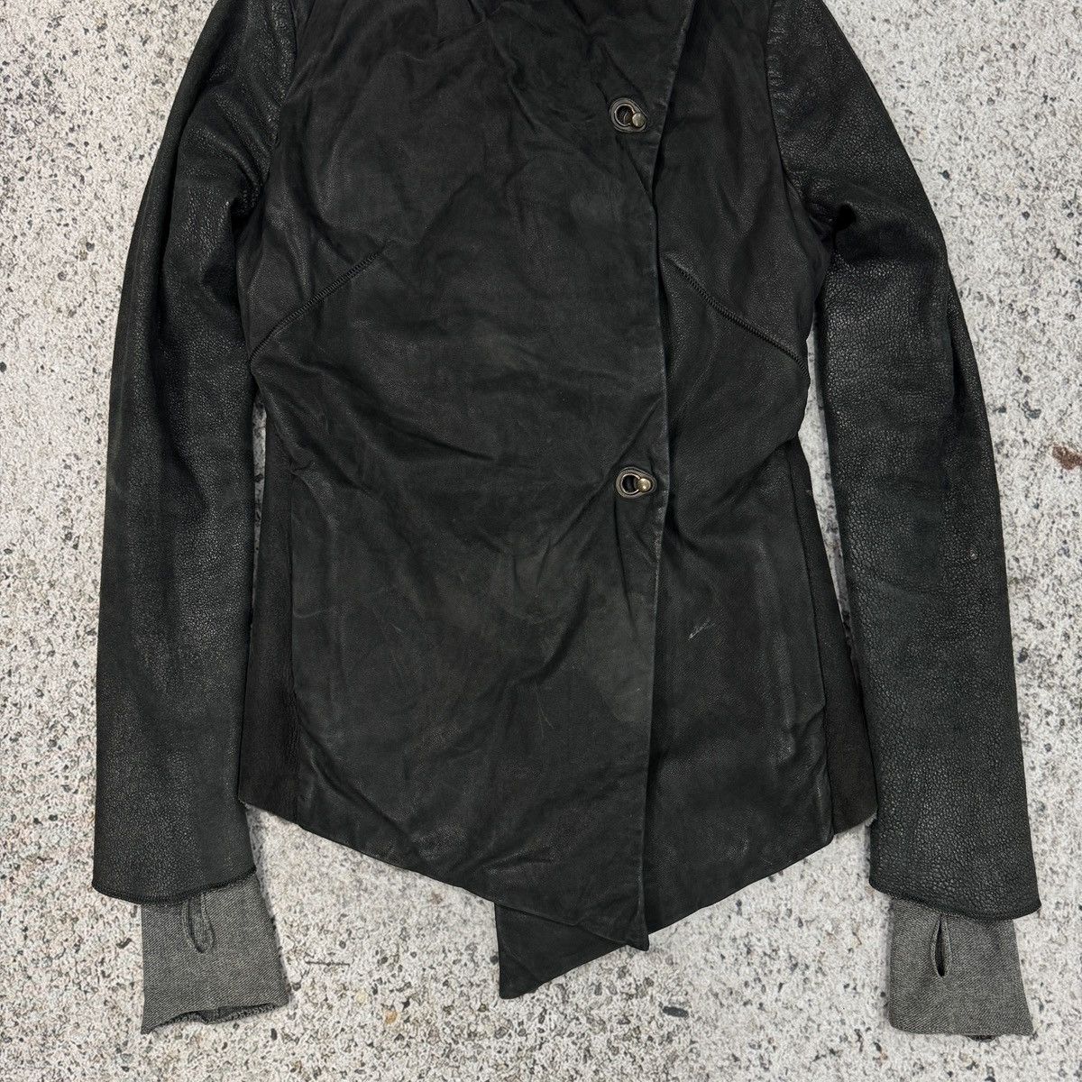 Isaac Sellam Experience Isaac Sellam Experience Lambskin Leather Down Puffer Jacket Size XS / US 0-2 / IT 36-38 - 10 Thumbnail