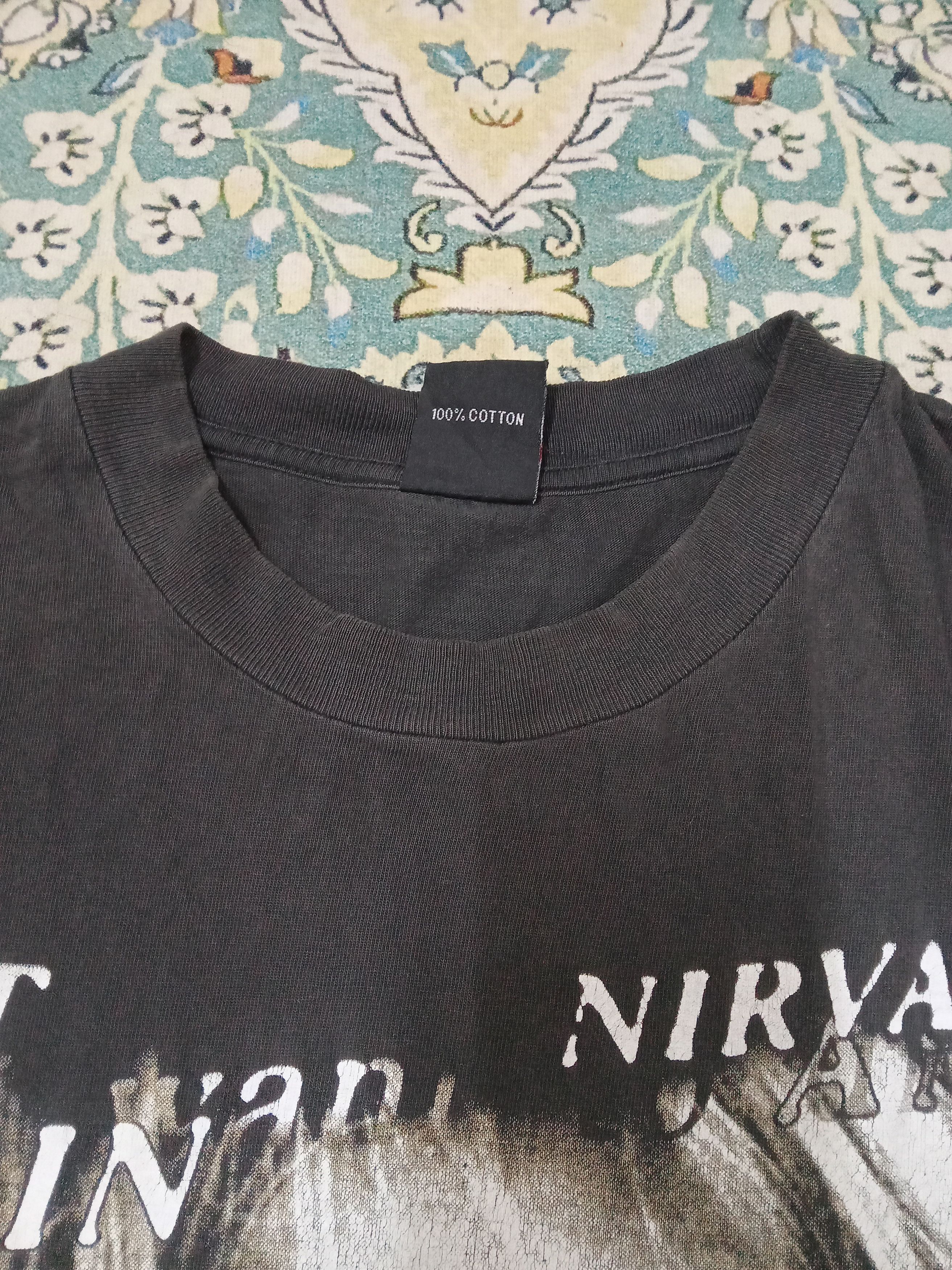 Band Tees Kurt Cobain Nirvana Vintage Distressed Bootleg T Shirt Size US L / EU 52-54 / 3 - 4 Thumbnail