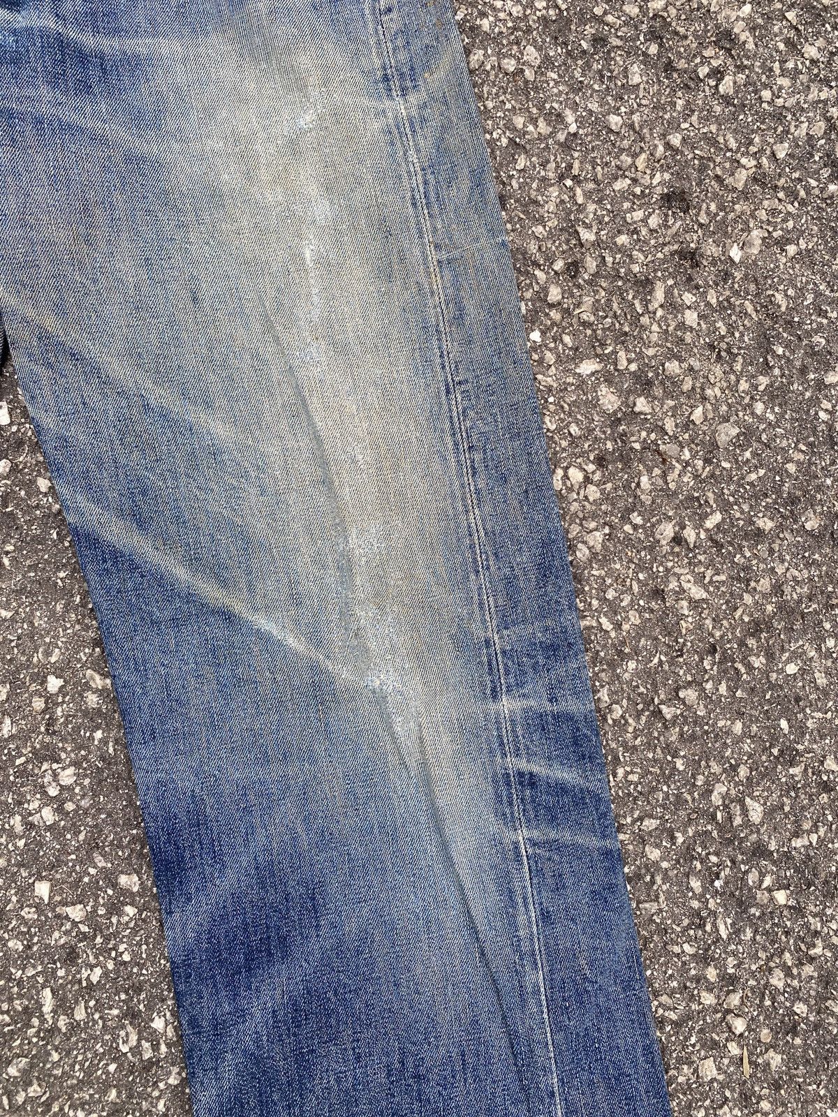 Japanese Brand × Pherrow's Vintage 90’s Pherrows Japan Washed Blue Selvedge Denim Size US 29 - 6 Thumbnail