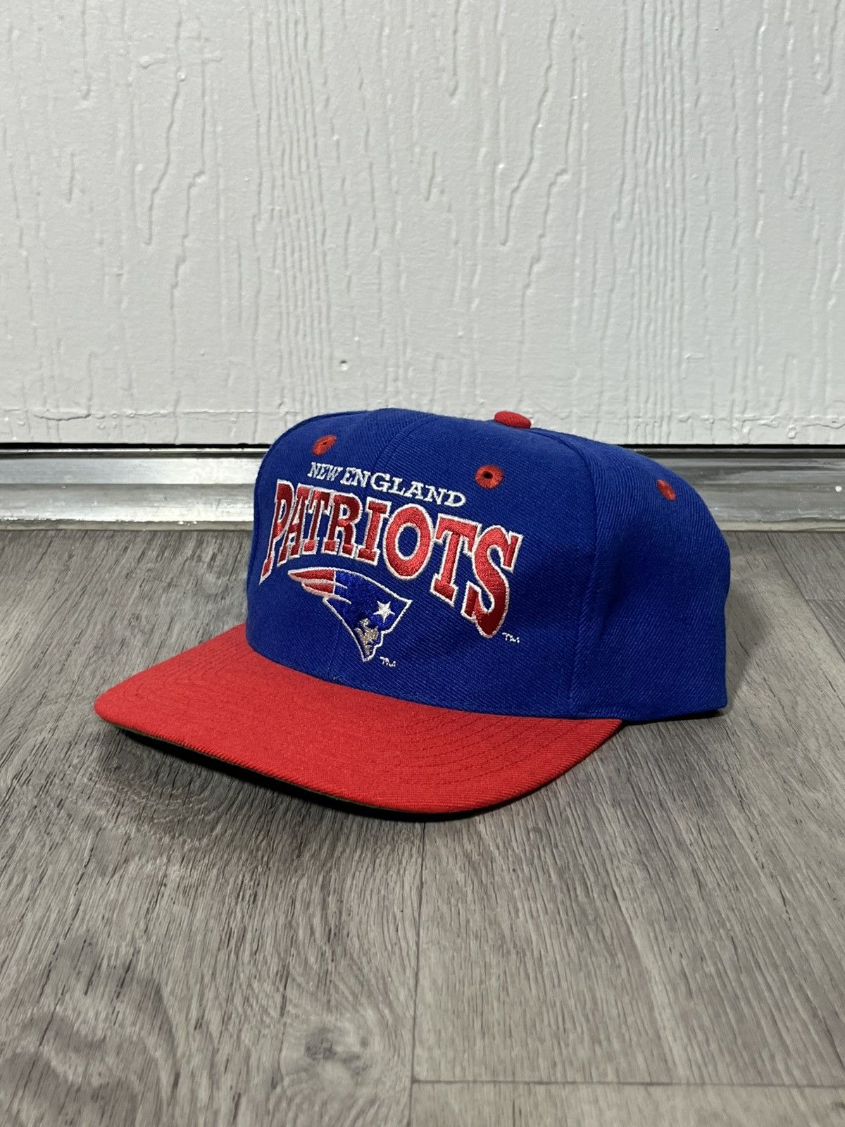 NFL Vintage 90s New England Patriots Logo Snapback Hat Wool 90s Size ONE SIZE - 2 Thumbnail