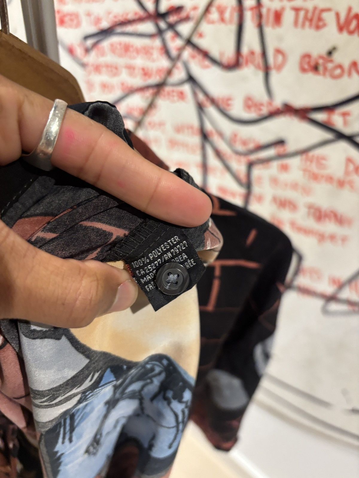 Vintage Vintage 90s Mecca Sport Graffiti Artwork Button Down Shirt Size US XL / EU 56 / 4 - 7 Thumbnail