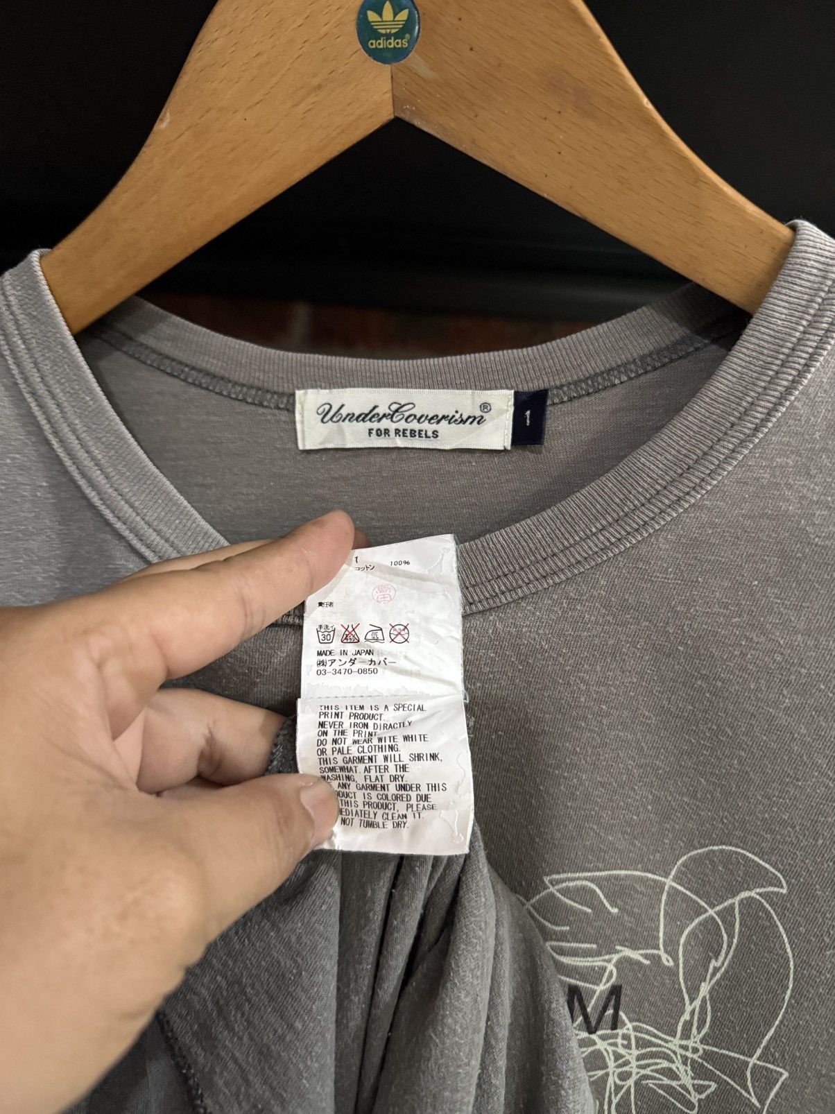 Undercover Undercover Citsilaminim Faded Japan Tee Size US M / EU 48-50 / 2 - 7 Thumbnail
