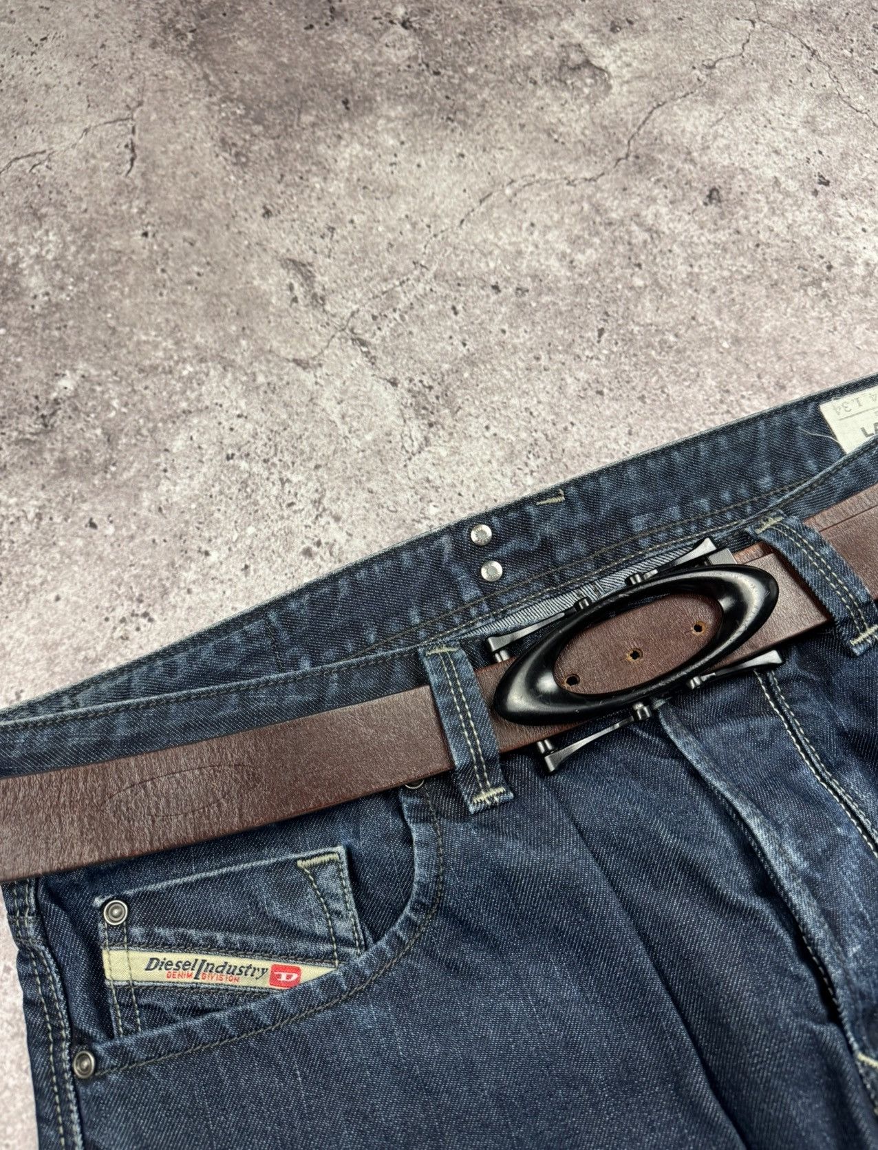 Oakley Y2K Oakley Software Leather Belt Crazy O Gorpcore Vintage Size ONE SIZE - 2 Thumbnail