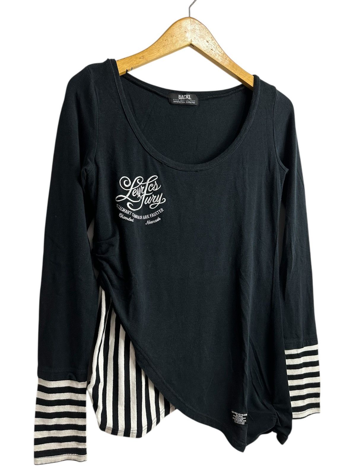 20471120 BACKS DOUBLE LAYER GOTHIC POEM IFSIXWASNINE LGB STYLE Size XS / US 0-2 / IT 36-38 - 3 Thumbnail