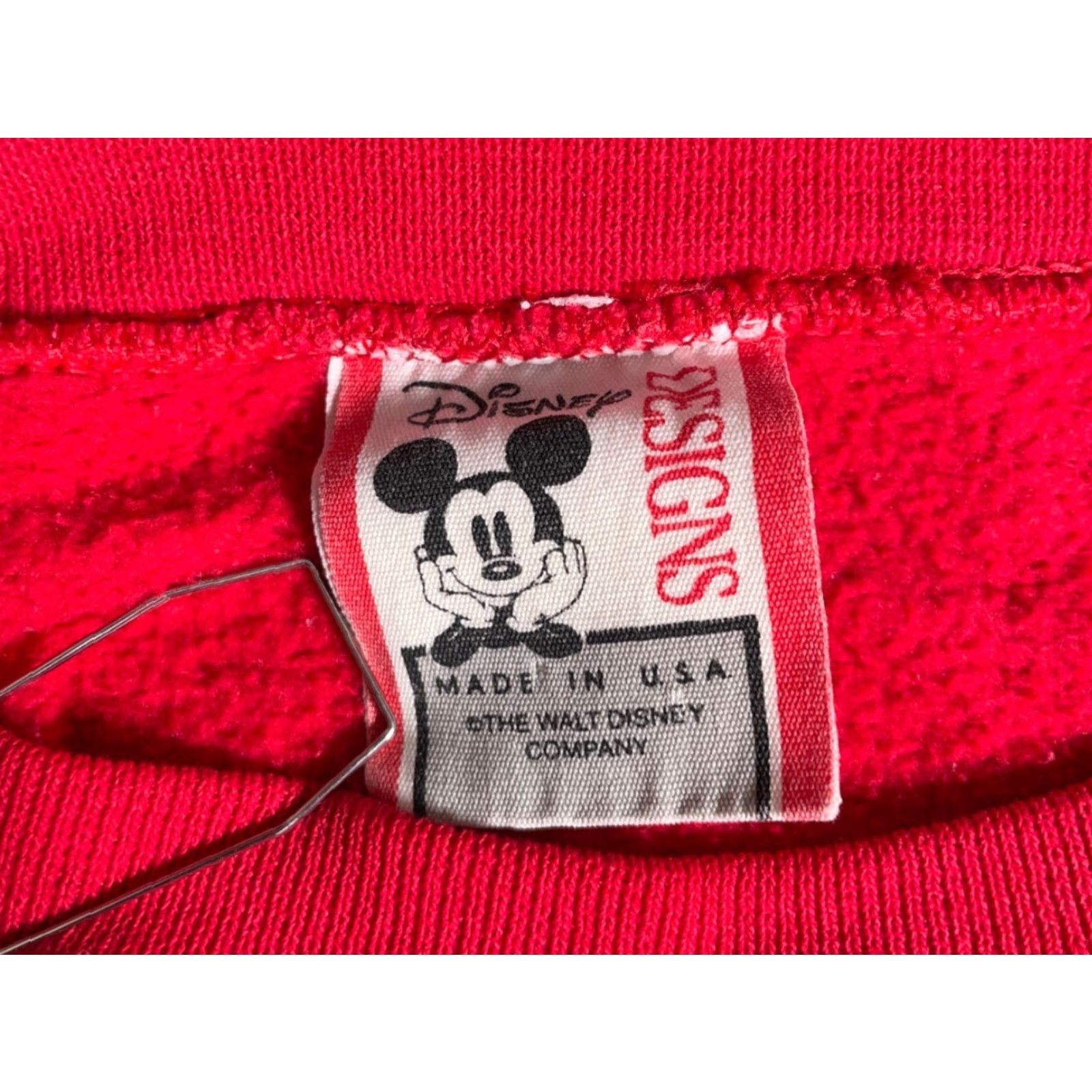 Disney VINTAGE Disney Mickey Mouse Sweatshirt Adult Large-XL Red Crewneck 90s Cartoon Retro Graphic Print Sweatshirt Men Size US L / EU 52-54 / 3 - 3 Thumbnail