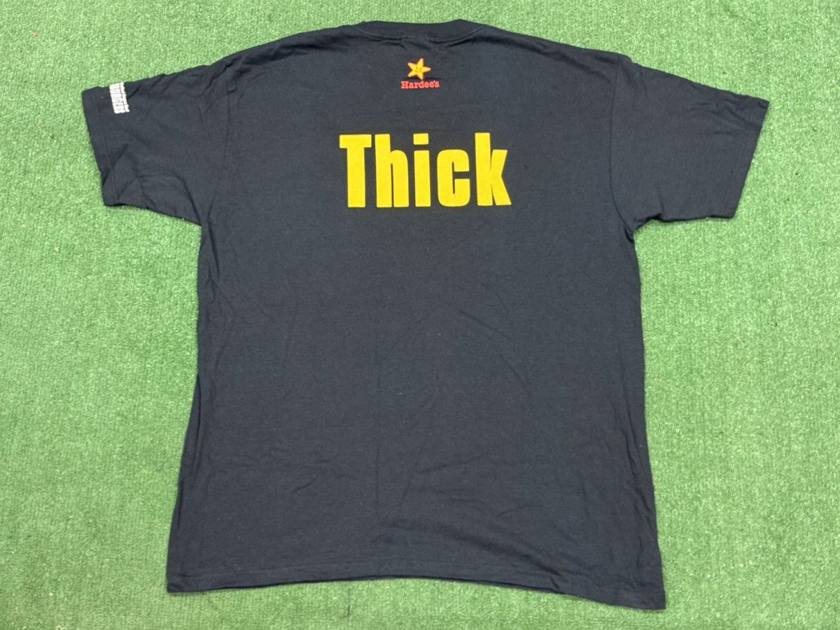 Vintage Vintage Y2K Hardees Think Thick Employee Tee Size US XL / EU 56 / 4 - 4 Thumbnail
