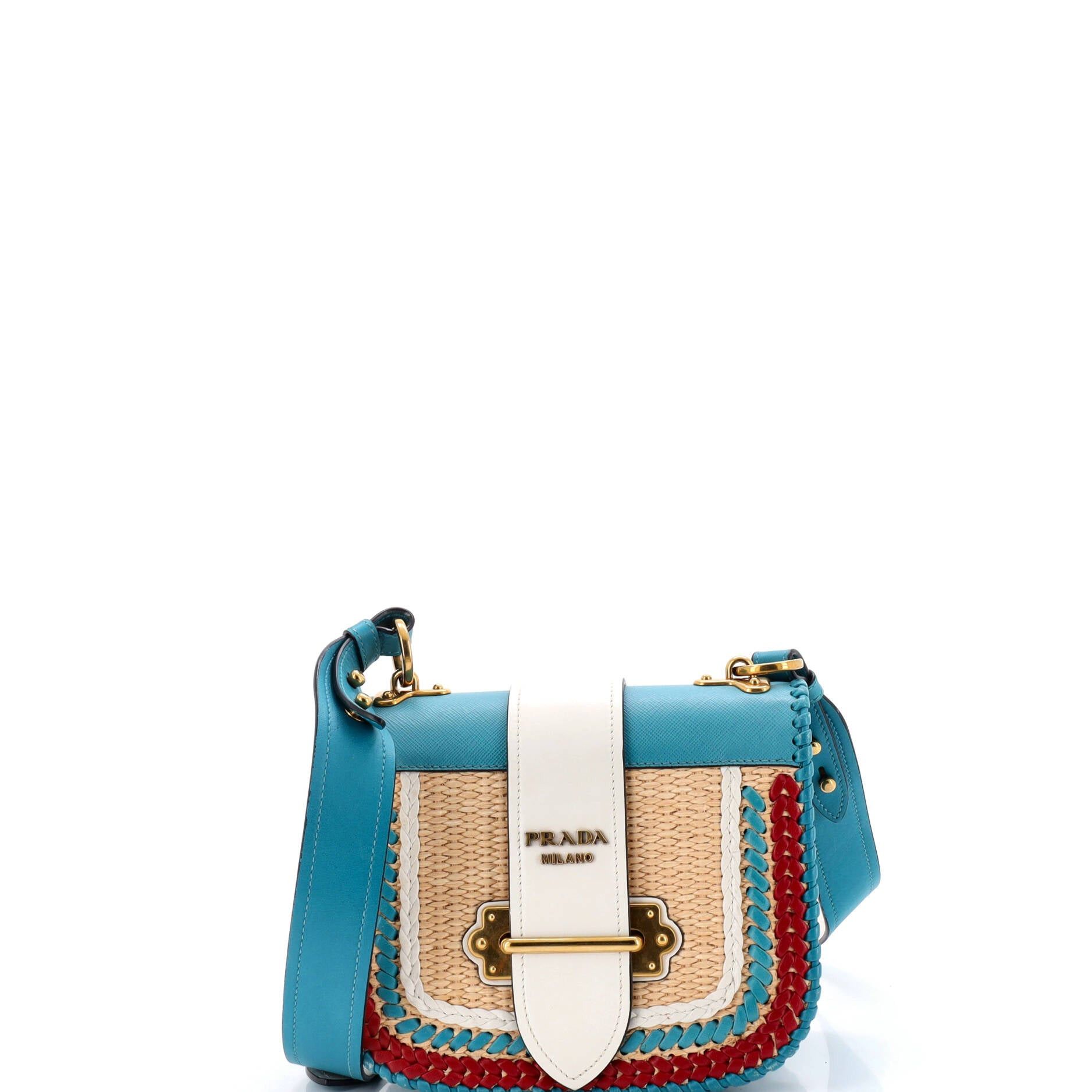 Prada Cahier Rounded Crossbody Bag Size ONE SIZE - 1 Thumbnail