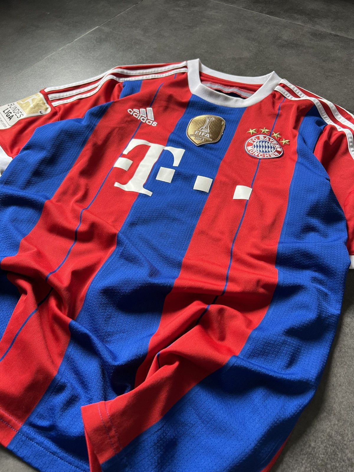 Adidas Bayern Munchen 14/15 Müller jersey Size US L / EU 52-54 / 3 - 3 Thumbnail