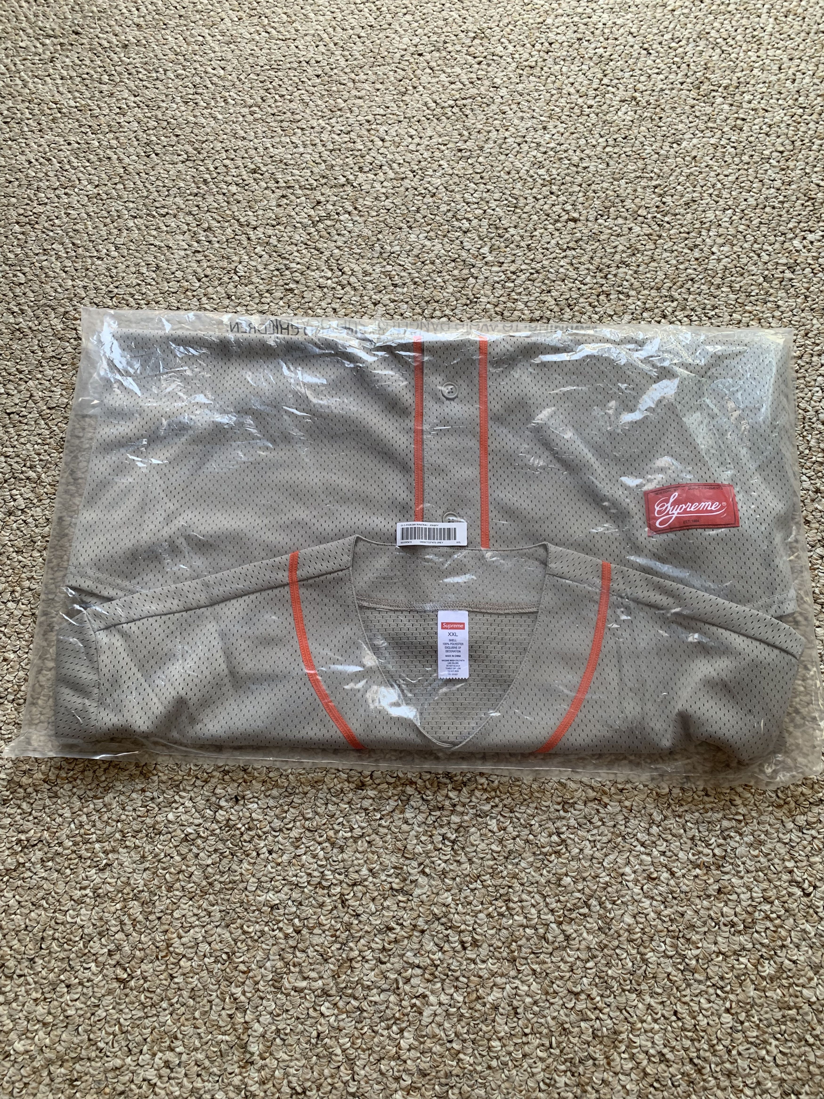 Supreme Old English Baseball Jersey Size US XXL / EU 58 / 5 - 4 Thumbnail