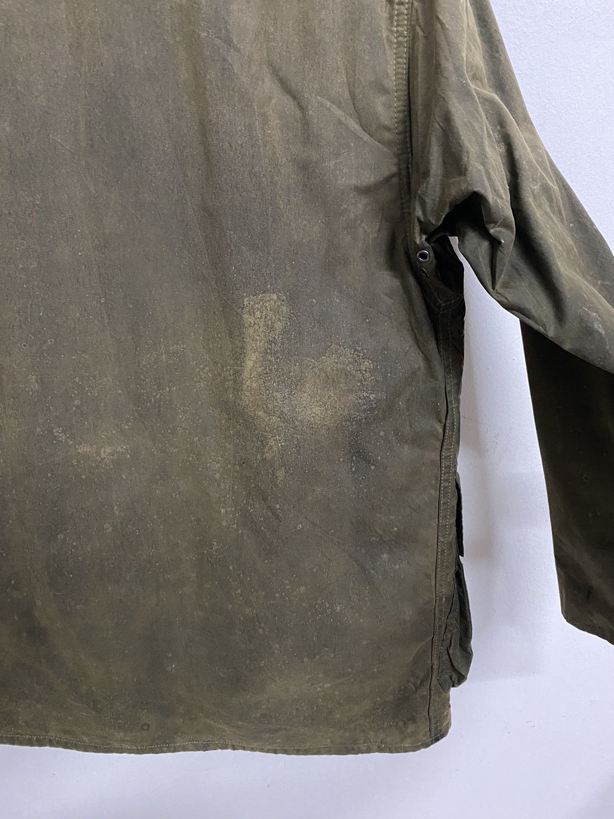 Barbour Barbour Border Waxed C40/102cm Jacket Wax Coat Size US S / EU 44-46 / 1 - 11 Thumbnail