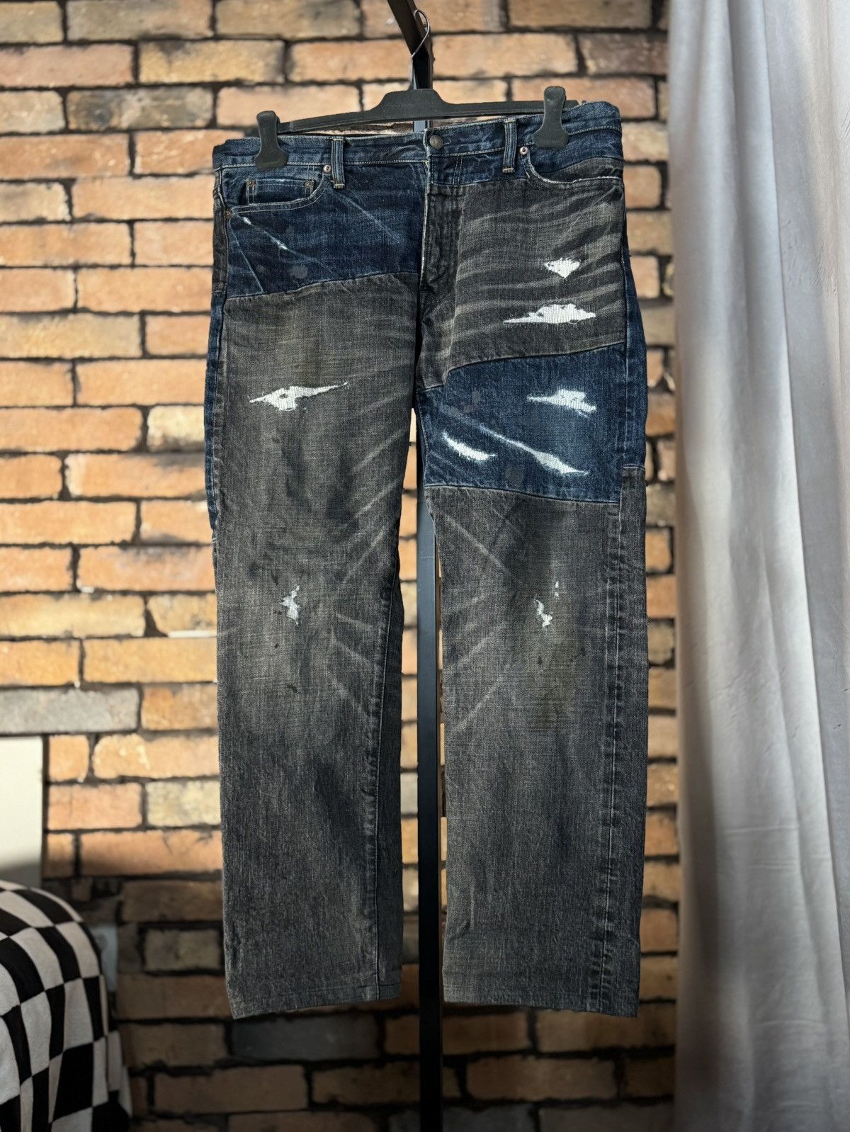 Maison MIHARA YASUHIRO $648 SELVEDGE DENIM RED LINE MIHARA YASUHIRO JEANS JAPANESE Size US 36 / EU 52 - 2 Thumbnail