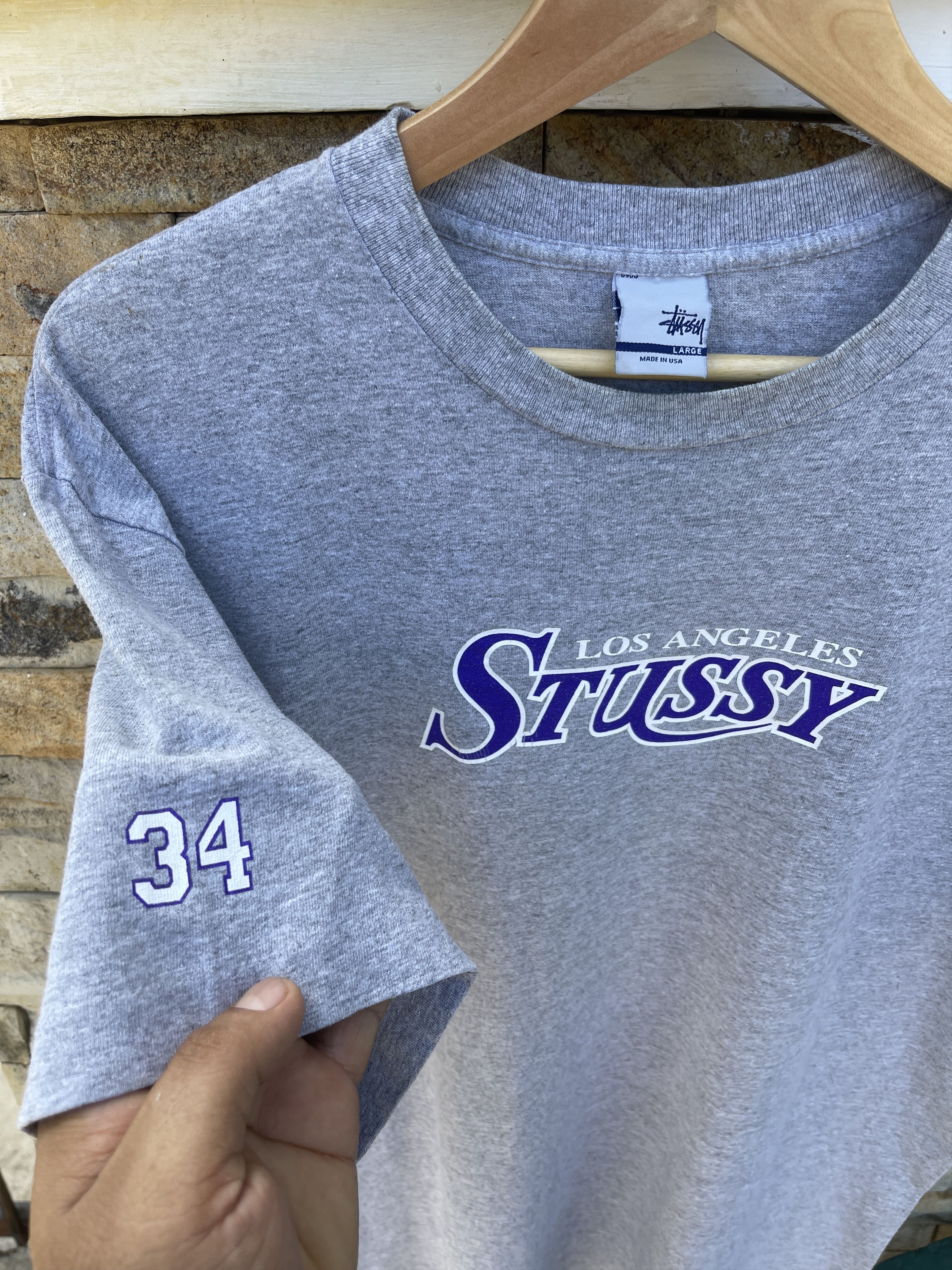 Stussy Rare🔥Vintage 90s Stussy Los Angeles T-Shirt Size US M / EU 48-50 / 2 - 4 Thumbnail