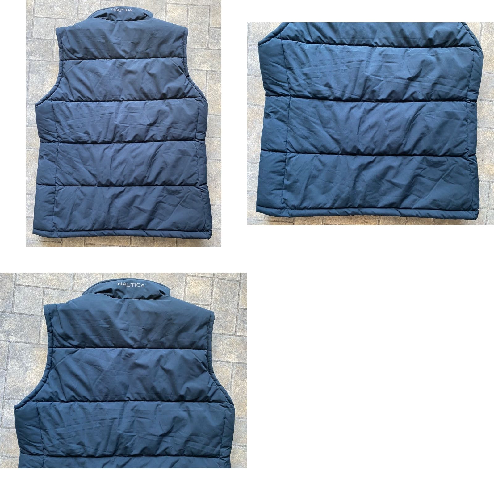 Nautica Nautica Vest Men’s M Navy Blue Sleeveless Full Zip Puffer Performance Full Zip Size US M / EU 48-50 / 2 - 9 Thumbnail