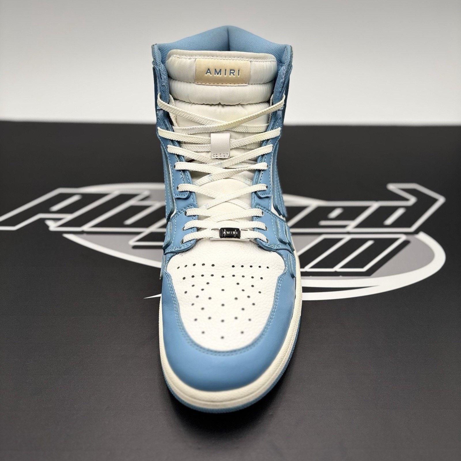 Amiri Amiri Skel High Top ' Powder Blue White ' | GOOD CONDITION! Size US 13 / EU 46 - 14 Thumbnail